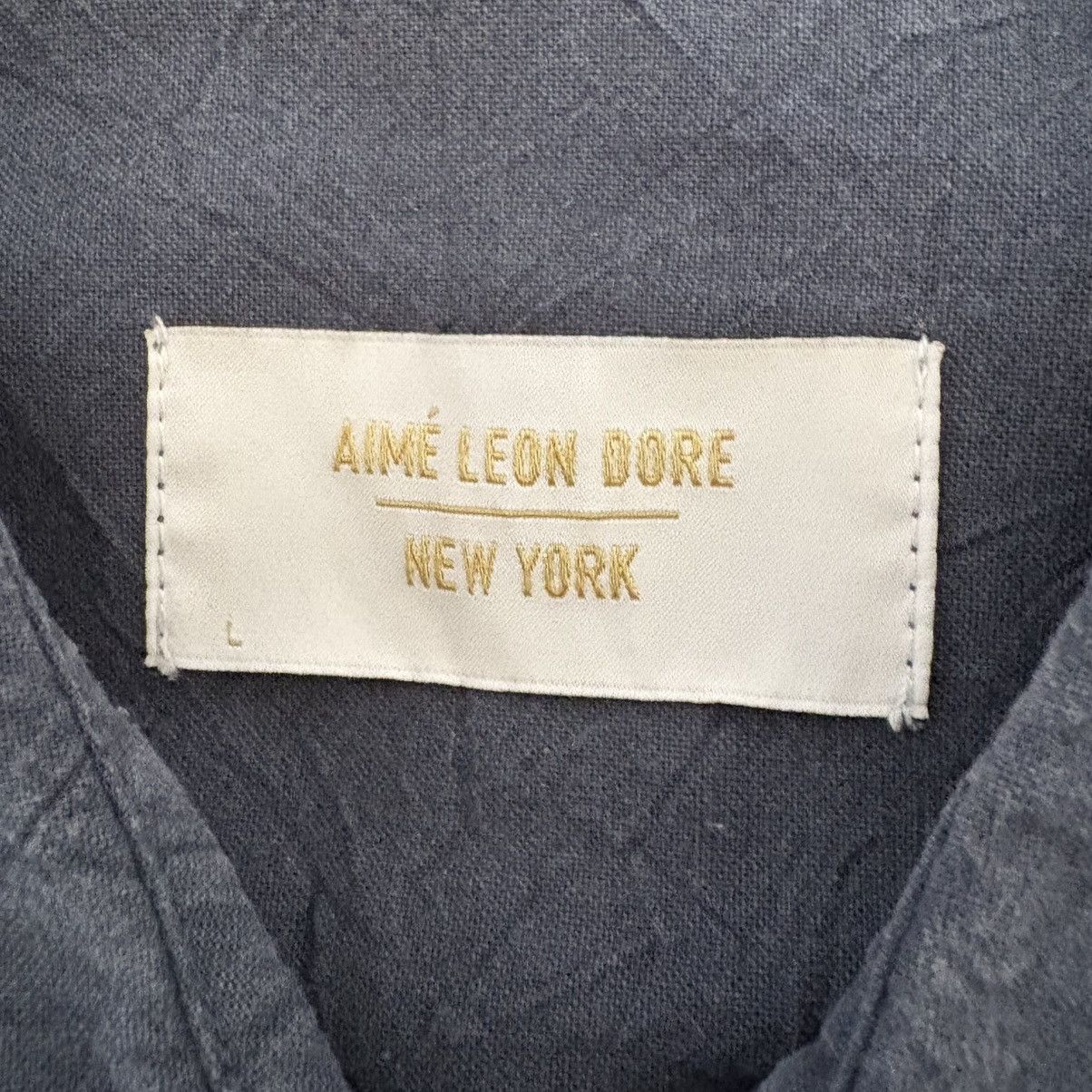 Aime Leon Dore Aime Leon Dore Leisure Shirt Color Navy Size Large Size US L / EU 52-54 / 3 - 5 Thumbnail
