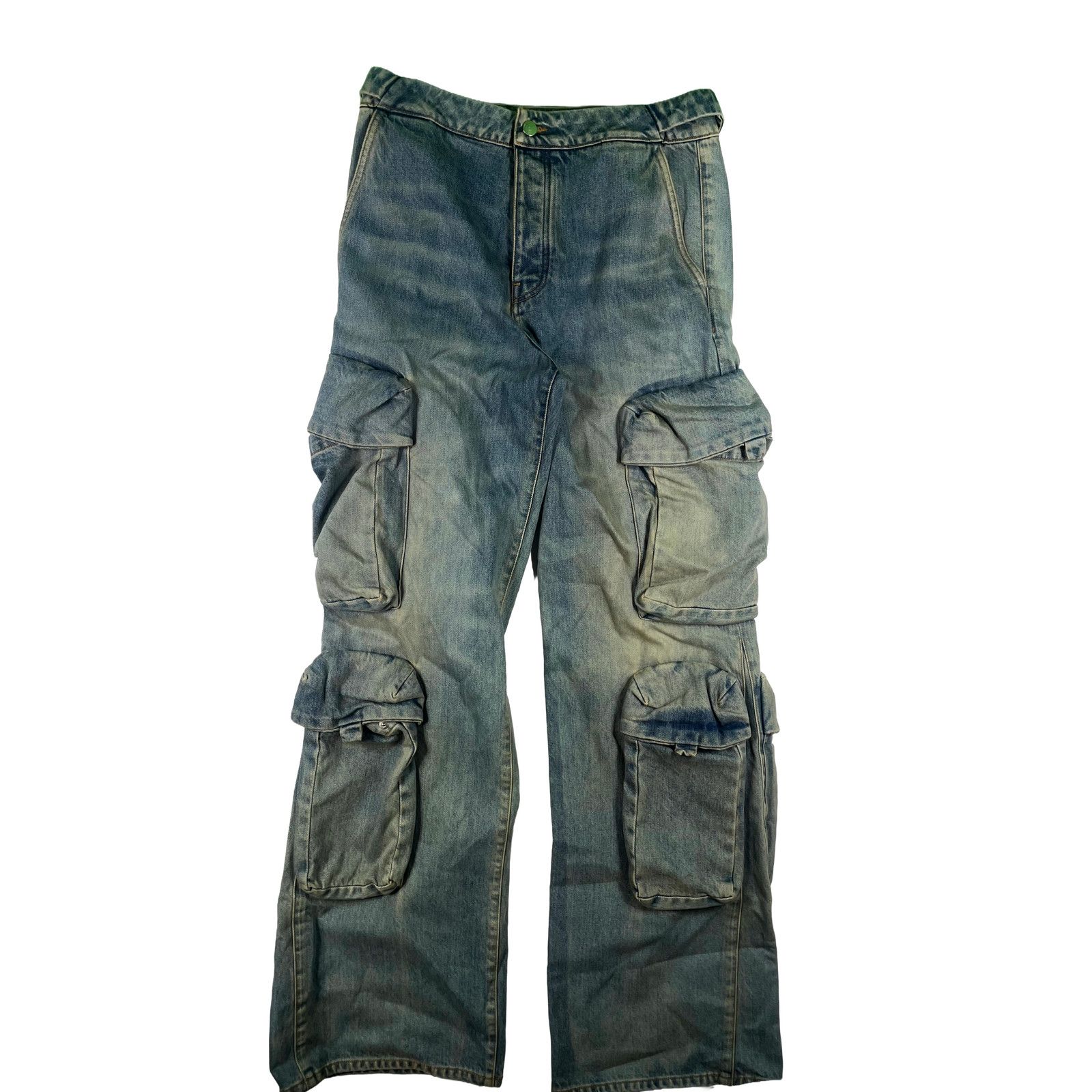 Amiri Amiri Cargo Light Wash Jeans Size US 29 - 1 Thumbnail