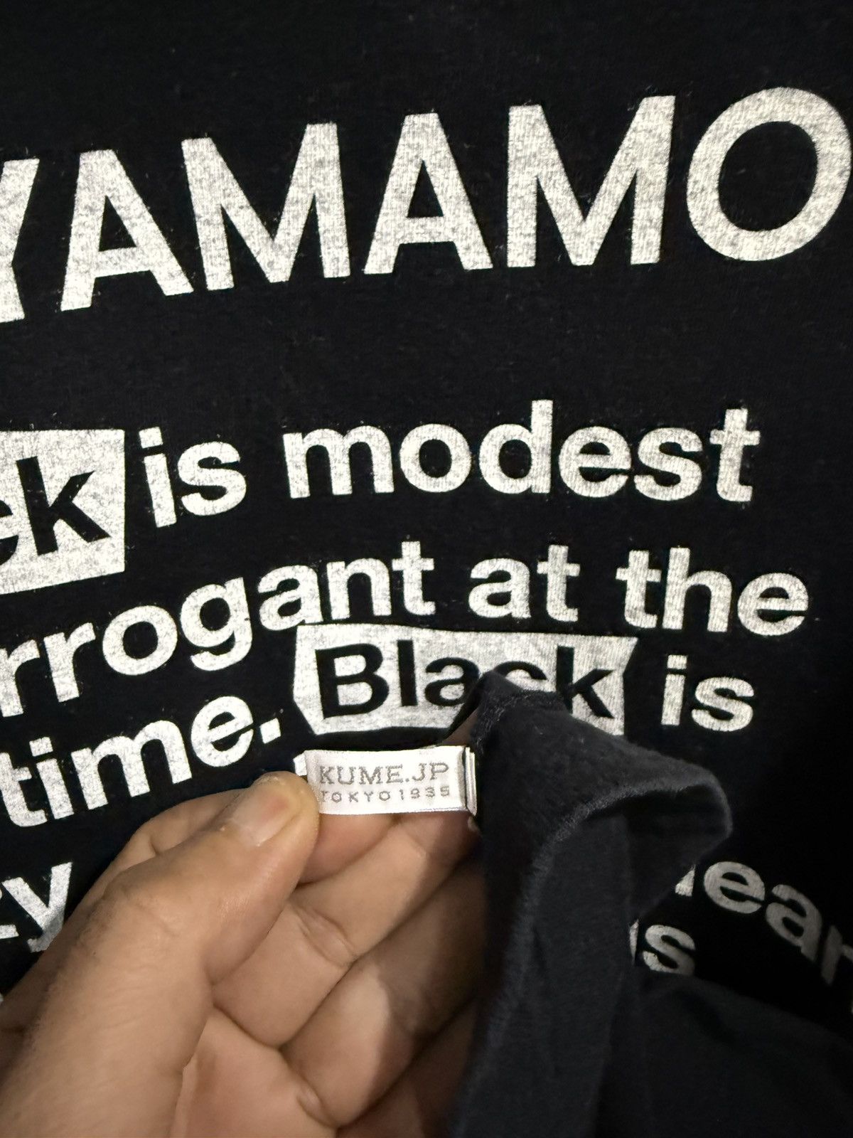 Vintage Thrashed Vintage Yohji Yamamoto S’YTE Sun Faded Tee Size US M / EU 48-50 / 2 - 7 Thumbnail