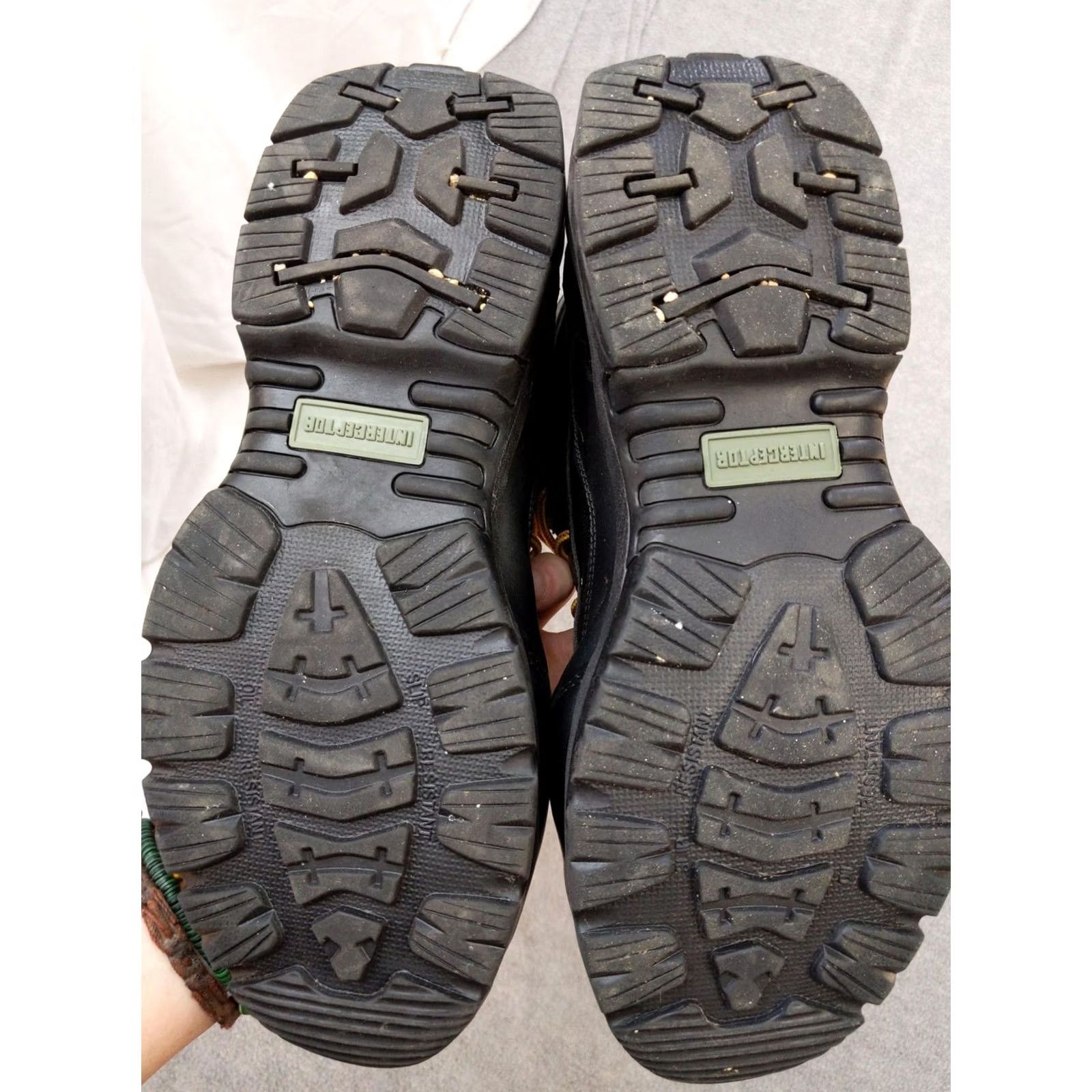 Vintage Interceptor Boots Mens Size 8.5 Black Work Tactical Slip Resistant ASTM F2413-18 Size US 9 / EU 42 - 6 Thumbnail