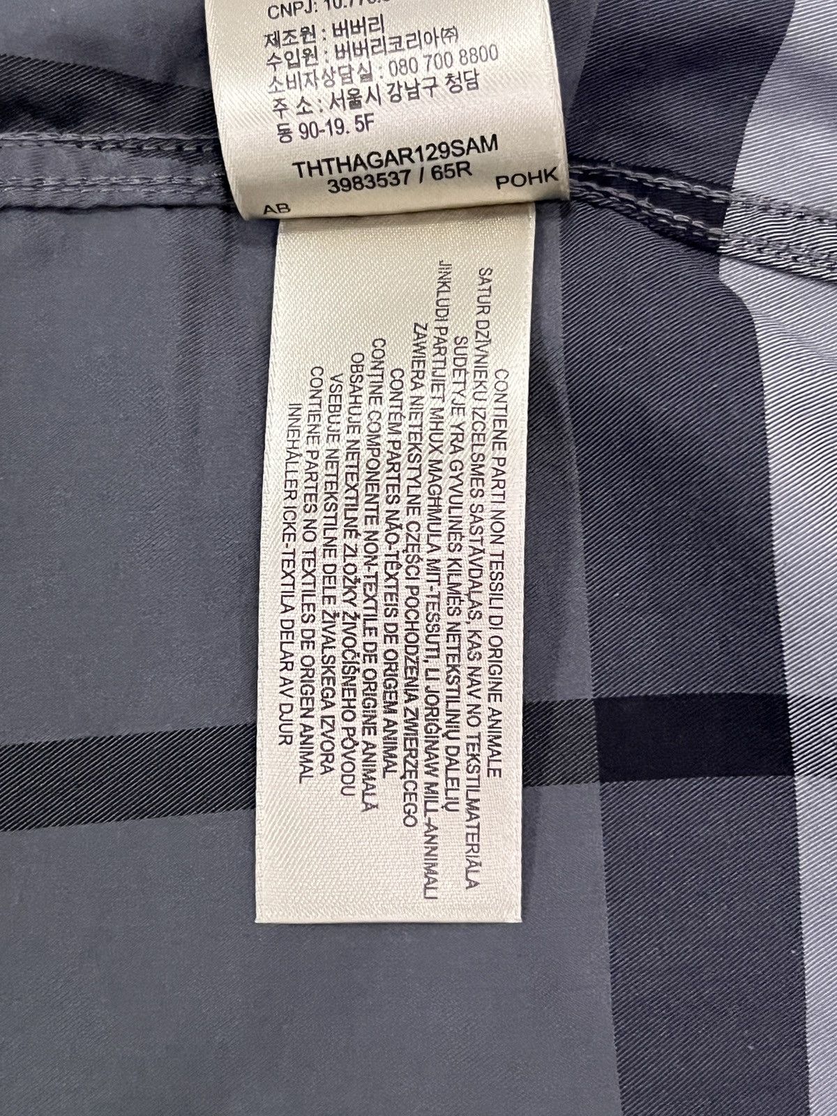 Burberry Burberry Check Pattern Shirt Size US XL / EU 56 / 4 - 20 Thumbnail