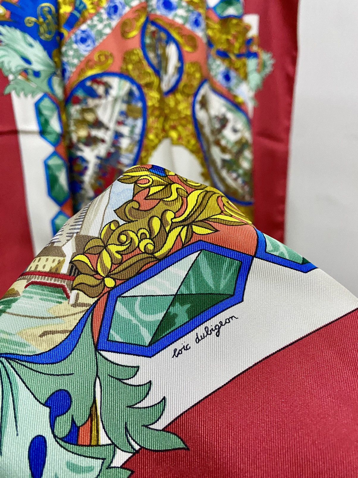 Hermes HERMES MULTI-COLORED L'ENTENTE CORDIALE 90CM SILK SCARF Size ONE SIZE - 14 Thumbnail