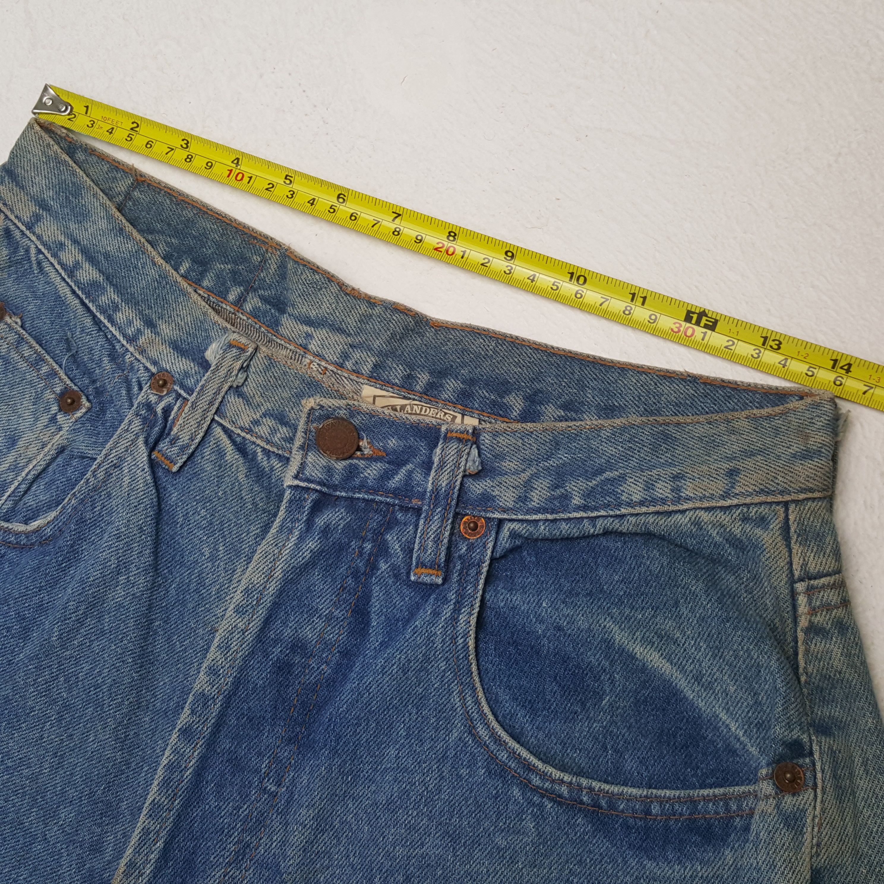Vintage H Landers Fashion Style Jeans RR18 Size US 28 / EU 44 - 7 Thumbnail