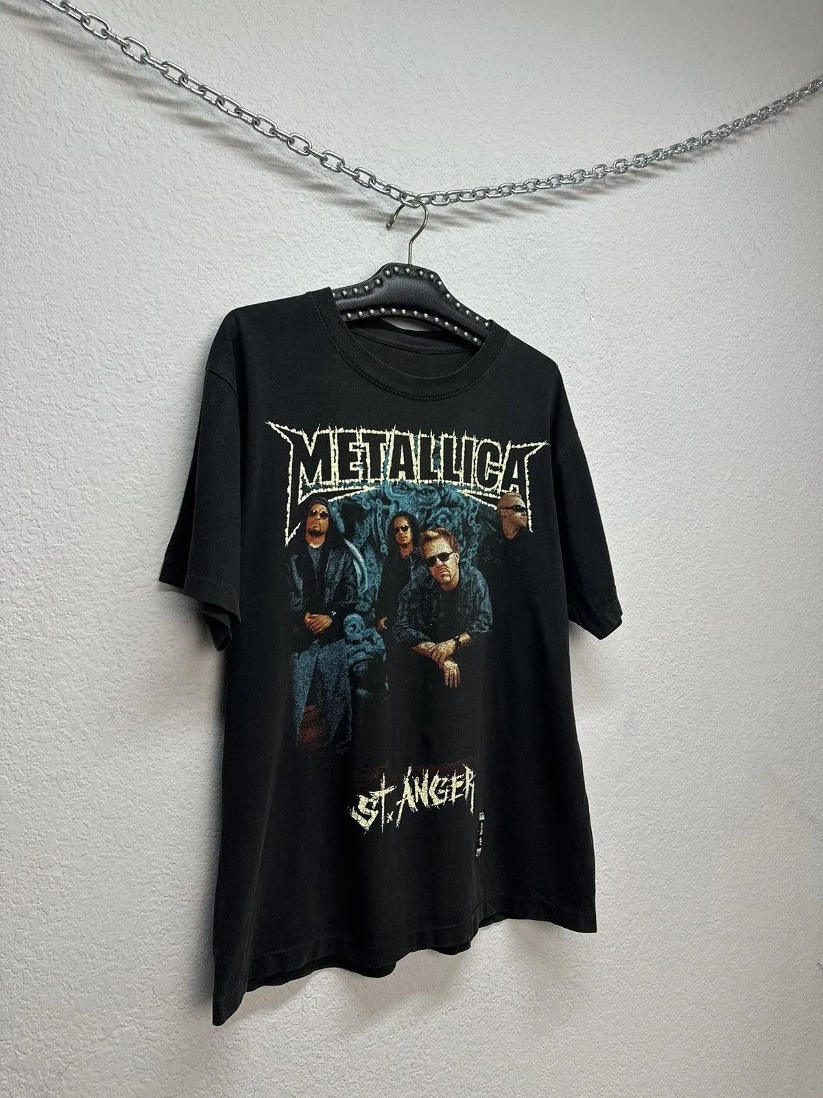 Metallica Vintage Metallica T-shirt 1990 Concert Tour Band tee Rock Size US L / EU 52-54 / 3 - 3 Thumbnail