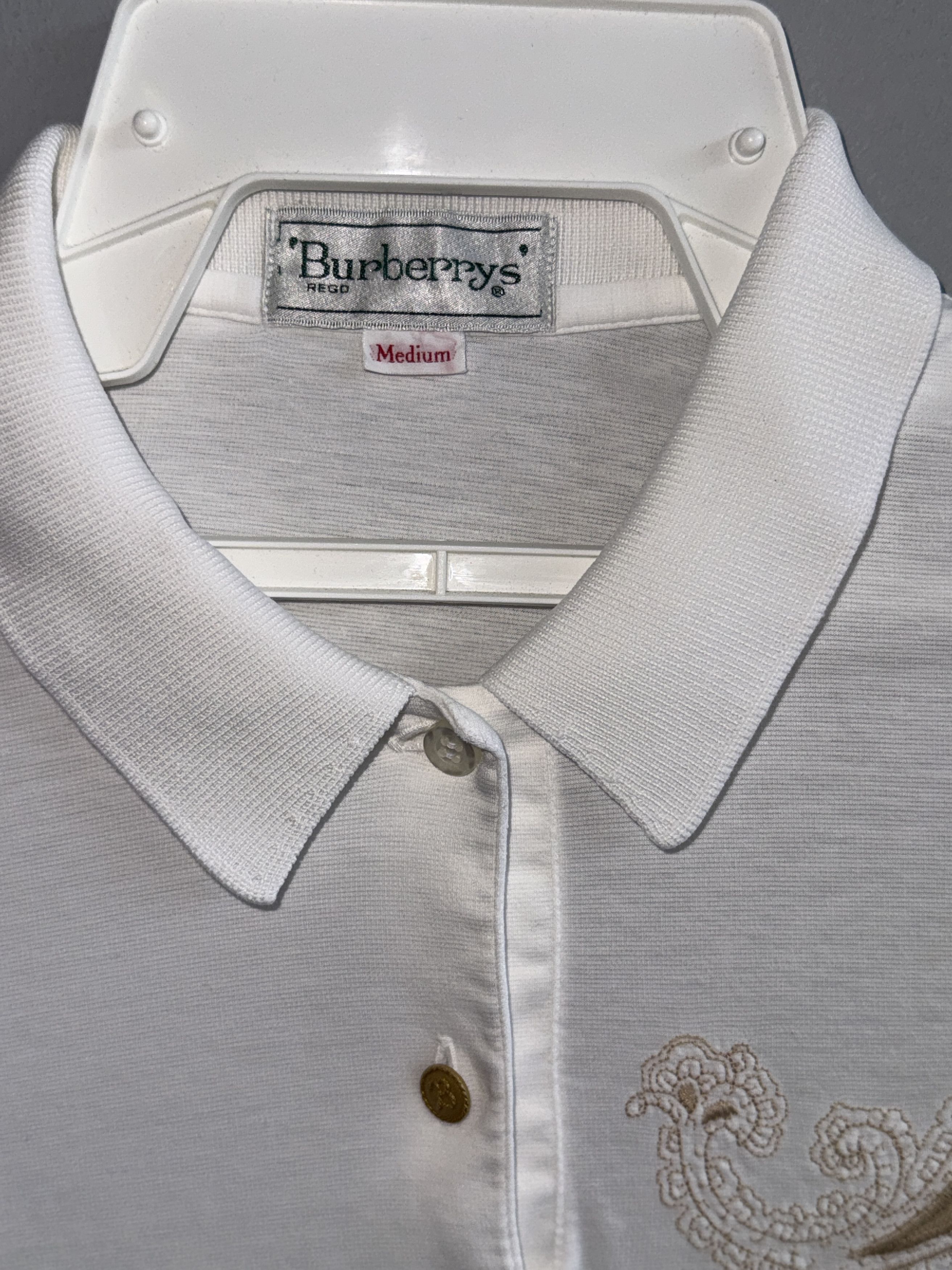 Burberry Burberry Paisley Pattern Long Sleeve Polo T-Shirt Size M / US 6-8 / IT 42-44 - 5 Thumbnail