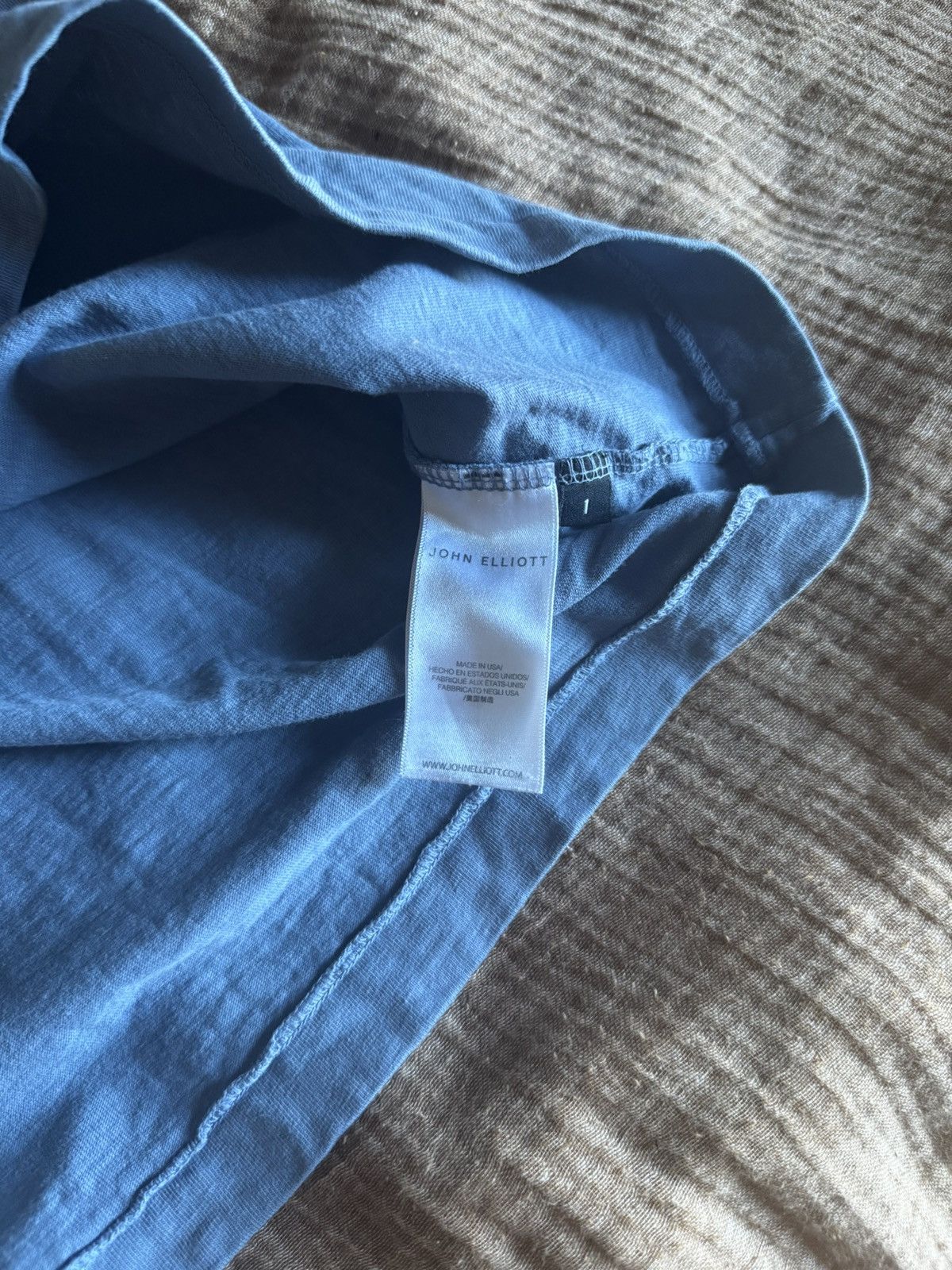 John Elliott John Elliott University LS tee Size US S / EU 44-46 / 1 - 3 Thumbnail