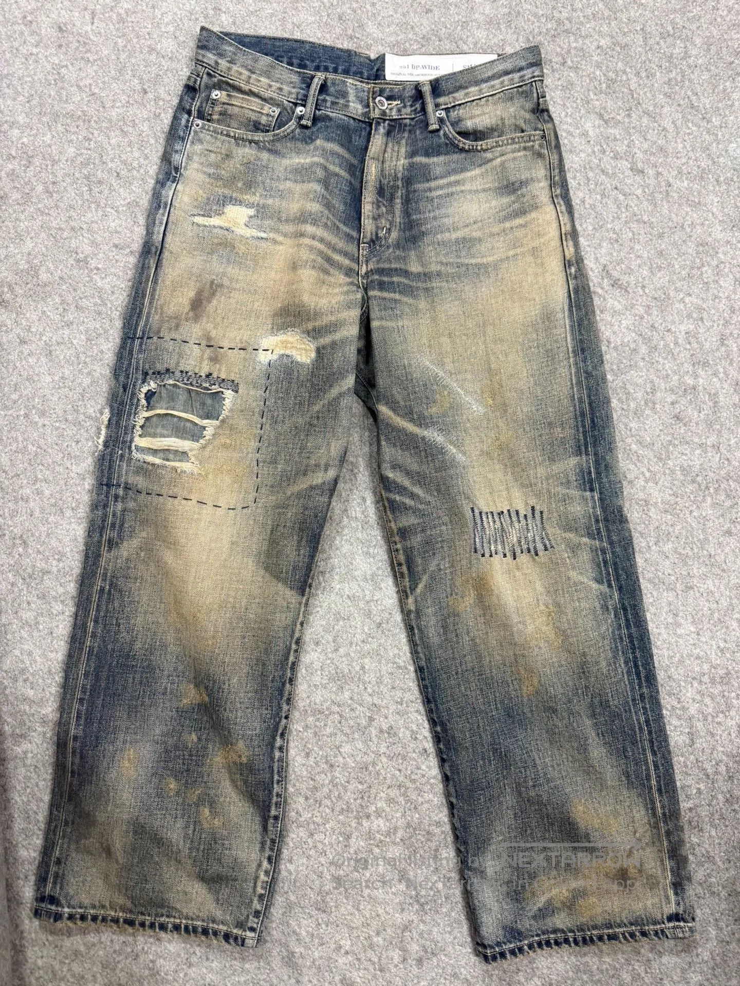 Neighborhood Neighborhood SAVAGEDENIM DP WIDE Pants. Size US 32 / EU 48 - 1 Thumbnail
