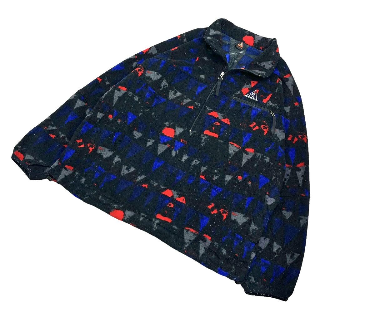 Nike 💥 Nike ACG Full Print Half Zip Single Pocket Fleece Jacket Size US L / EU 52-54 / 3 - 3 Thumbnail