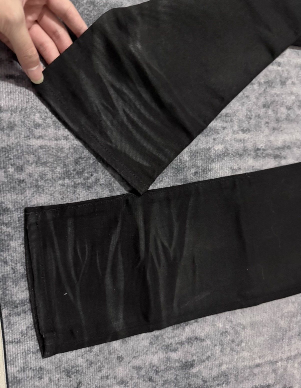 Saint Laurent Paris SLP 20SS "Cat Paw" Coated Waxed Finish Basic Denim Jeans Size US 33 - 5 Thumbnail
