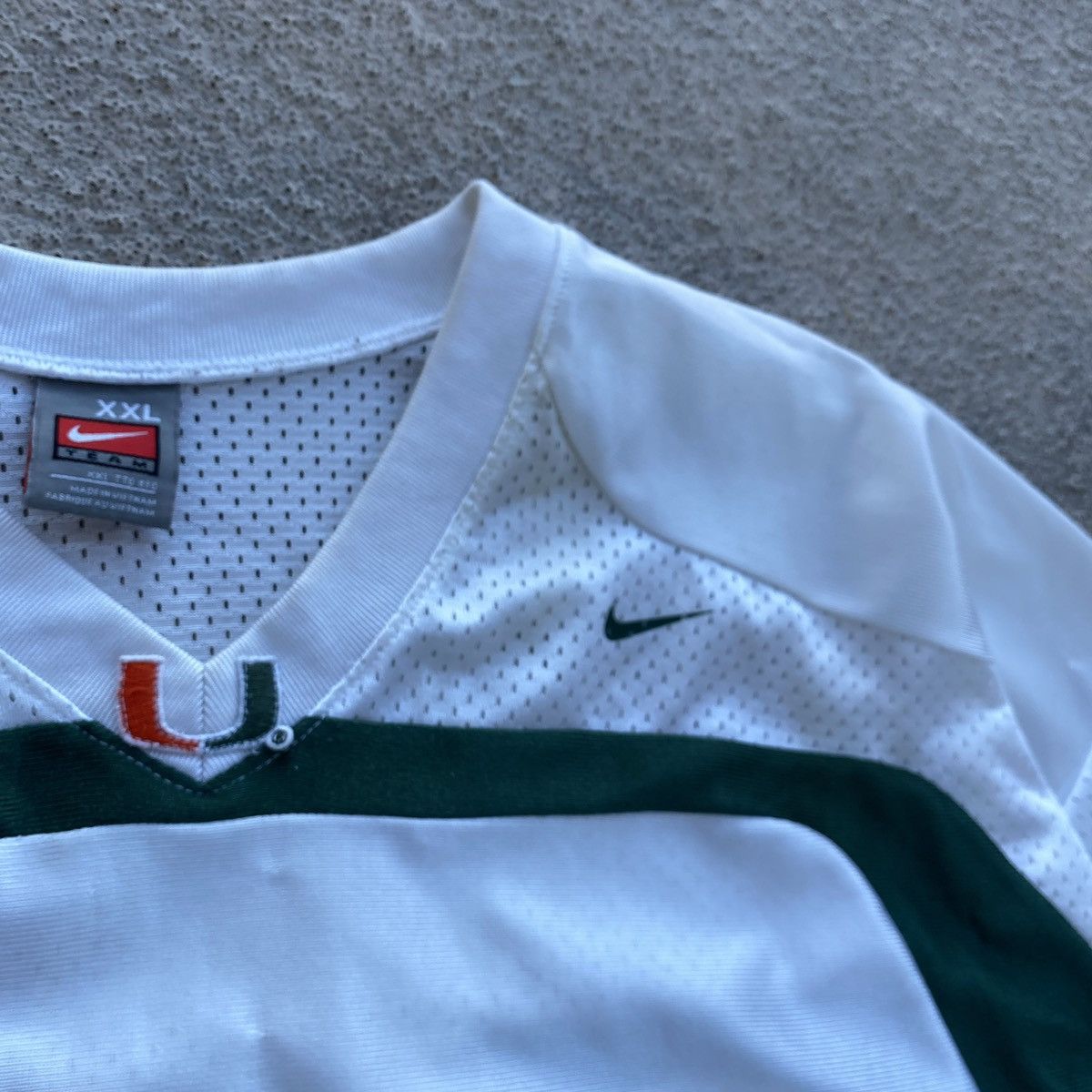 NCAA 90s Y2K NIKE MIAMI HURRICANES #12 Jim Kelly BASEBALL JERSEY Size US XXL / EU 58 / 5 - 5 Thumbnail