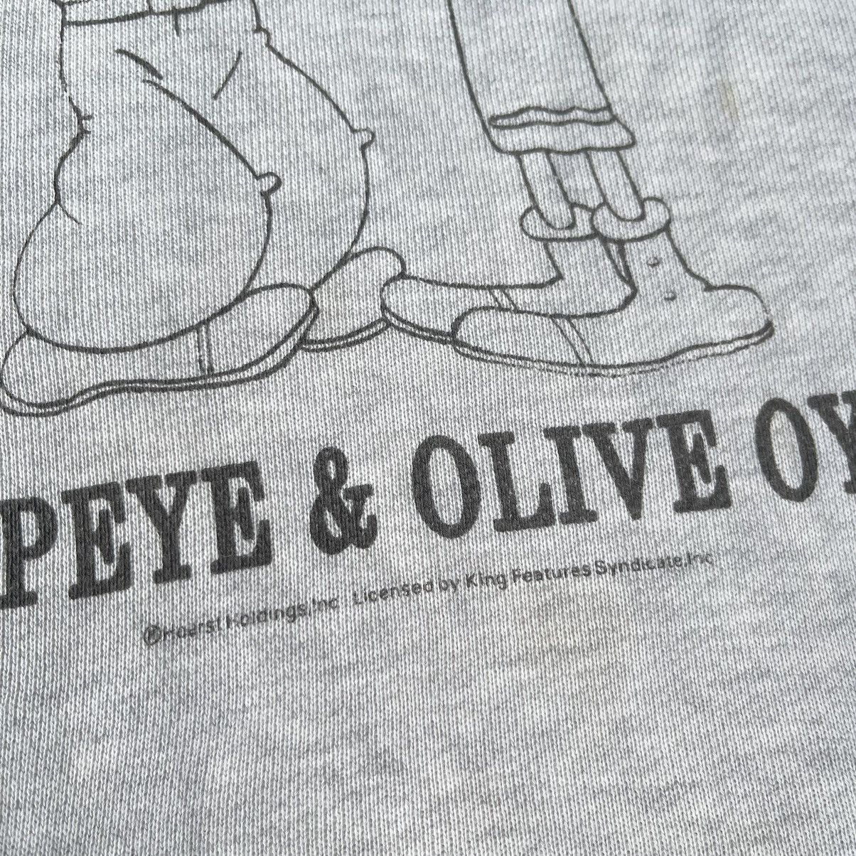 Vintage Vintage BVD x Popeye & Olive Oyl Hoodie – Licensed Graphic Size US L / EU 52-54 / 3 - 4 Thumbnail
