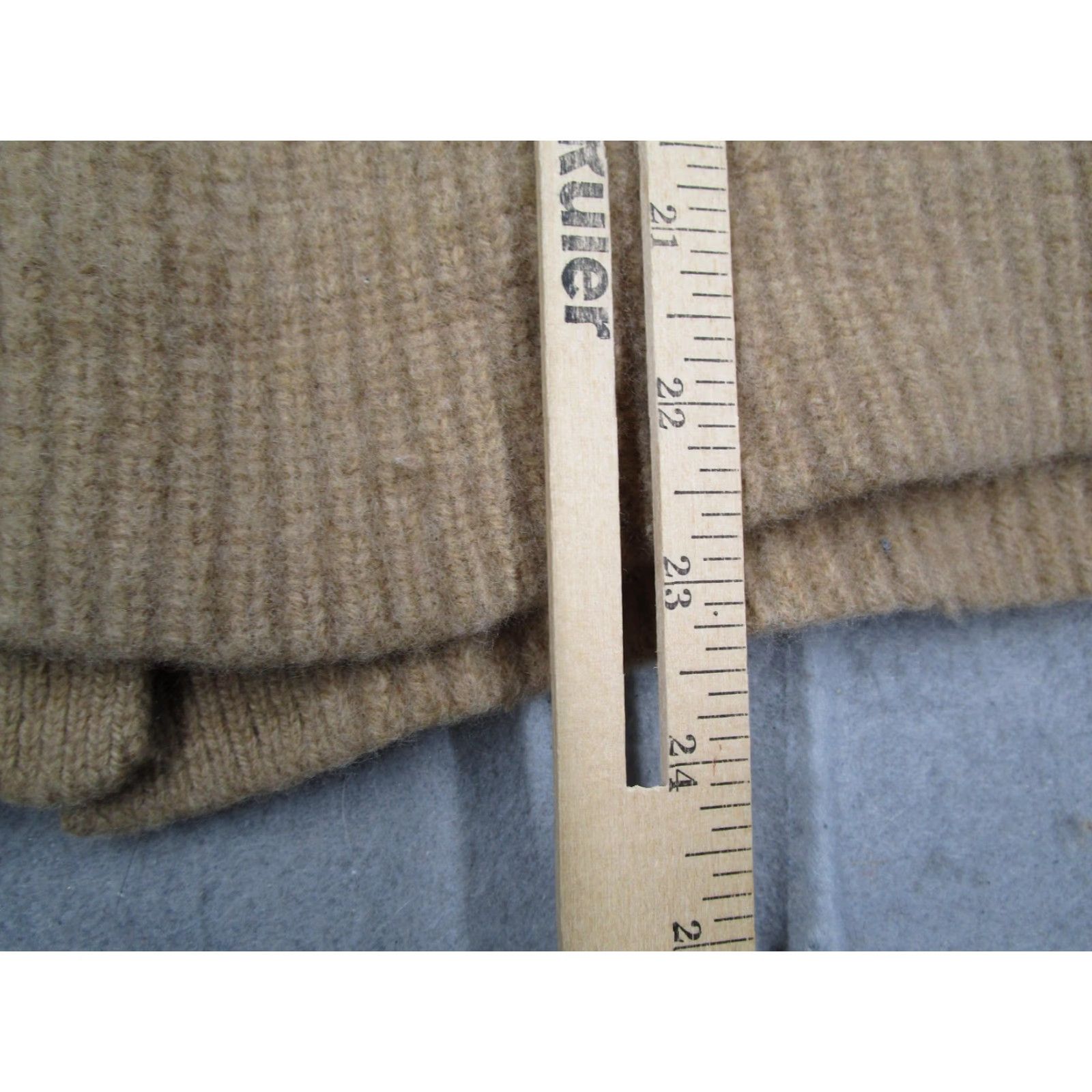 Outerknown Outerknown Cardigan Womens XS Beige 100% Merino Wool Button Ribbed Knit V-Neck Raglan Sleeve Size XS / US 0-2 / IT 36-38 - 7 Thumbnail
