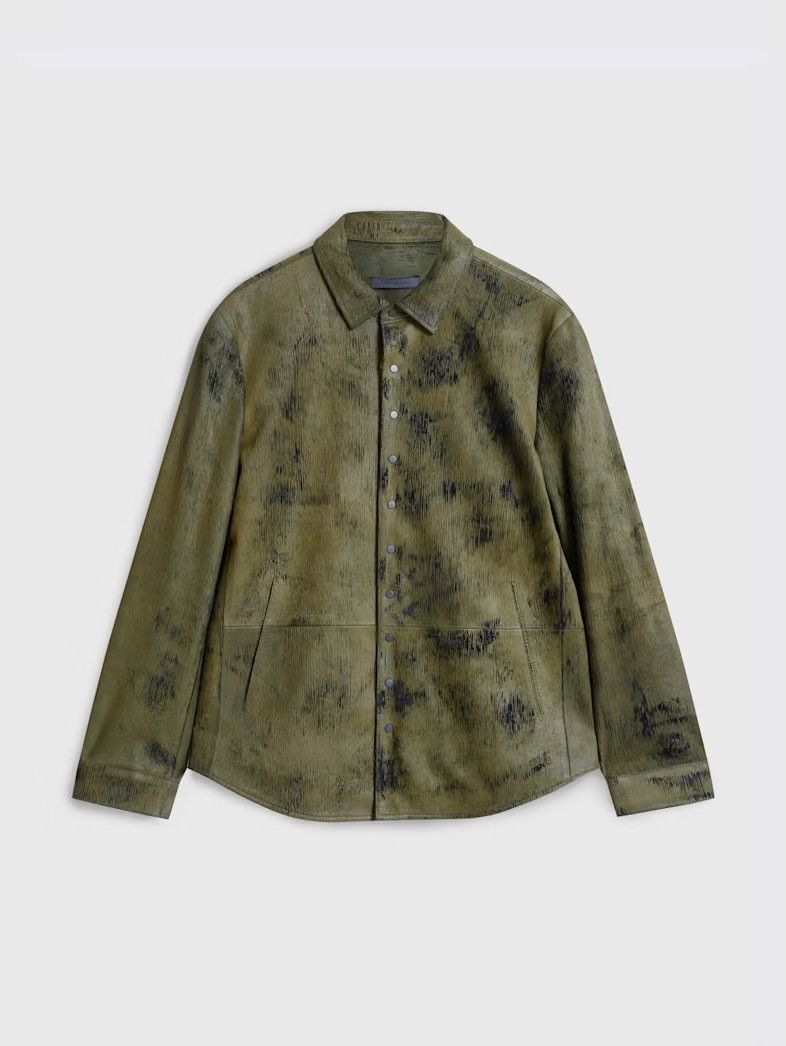 John Varvatos Kelch Leather Shirt Jacket EU 44 USA 34 small Size US S / EU 44-46 / 1 - 2 Thumbnail