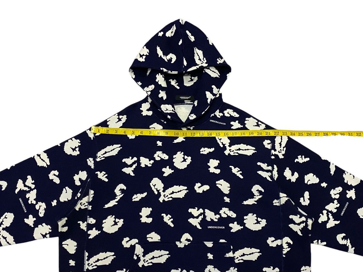 Jun Takahashi × Undercover Undercover Men’s Floral Print Popover Hoody In Navy Base Size US L / EU 52-54 / 3 - 21 Thumbnail