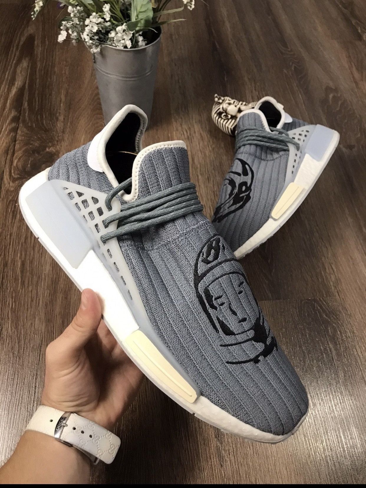 Adidas × Billionaire Boys Club × Pharrell Adidas NMD Human Race Billionaire Boys Club “Astronaut” Size US 12.5 / EU 45-46 - 4 Thumbnail
