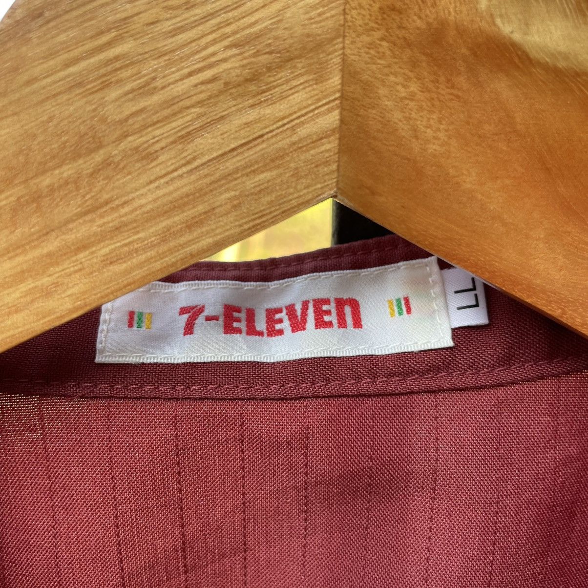 Japanese Brand 🔥Seven Eleven Big Logo Full Zipper Uniform Work Shirts Size US M / EU 48-50 / 2 - 16 Thumbnail