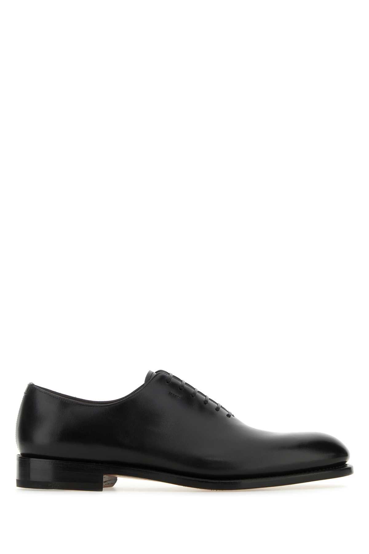 salvatore ferragamo black shoes