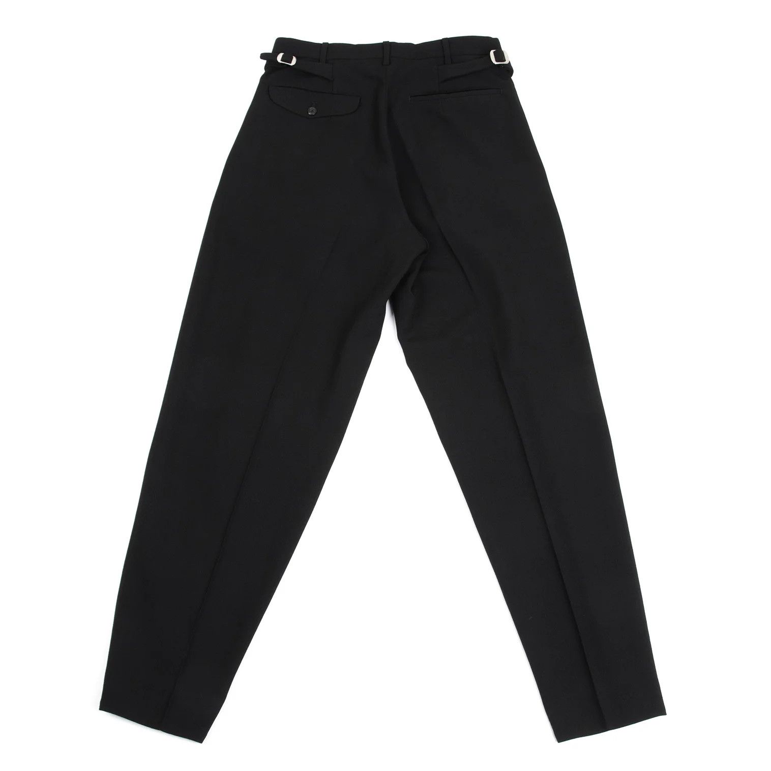 Yohji Yamamoto Yohji Yamamoto Wool Back Belt Tapered Pants Size US 38 / EU 54 - 11 Thumbnail