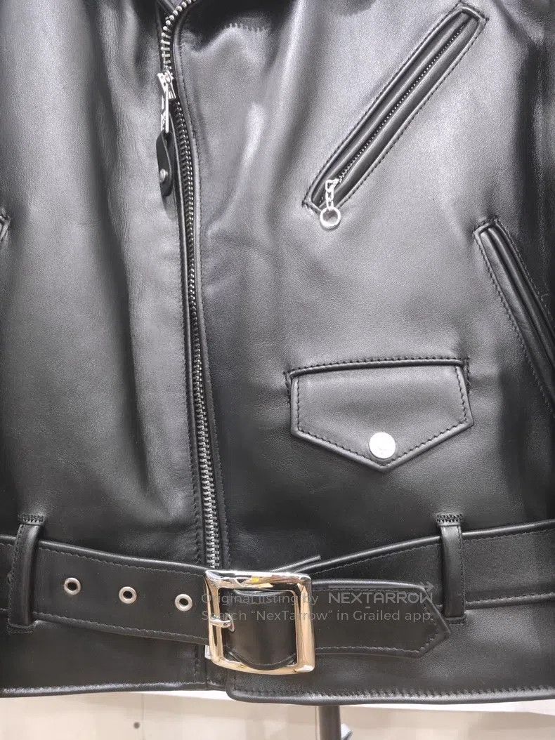 Schott Schott Classic cable-stayed castrated cowhide motorcycle r Size US S / EU 44-46 / 1 - 5 Thumbnail