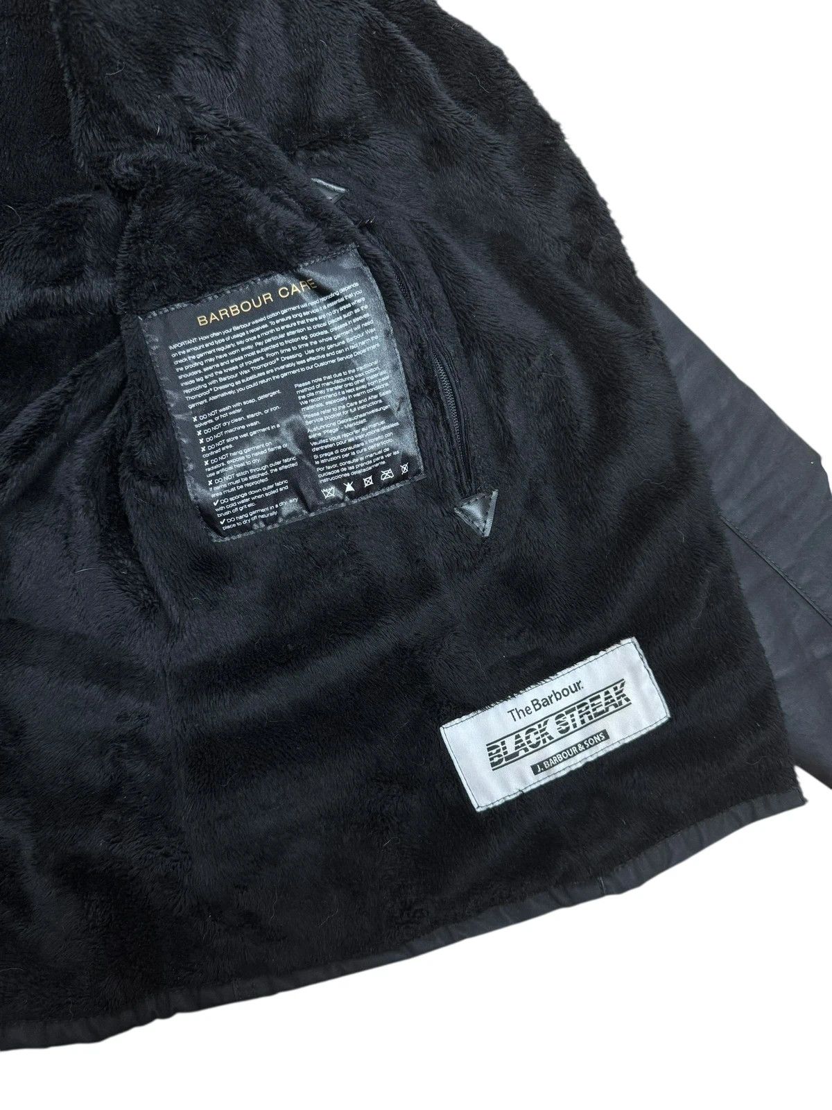 Barbour Barbour International Wax Asymmetrical Jacket Biker UK8 US4 Size S / US 4 / IT 40 - 15 Thumbnail