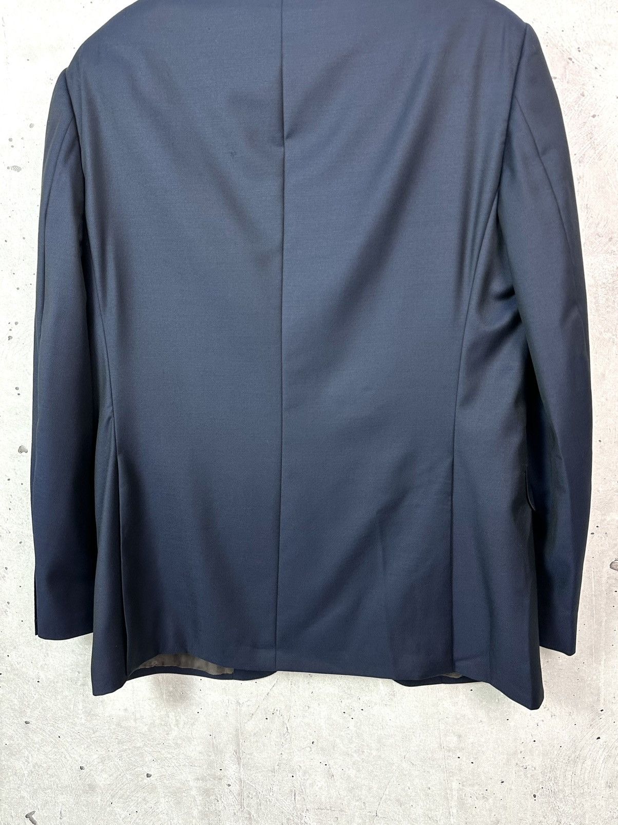 Suitsupply Suit Supply Napoli Single Breasted Regular Navy Wool Blazer Size 54L - 8 Thumbnail