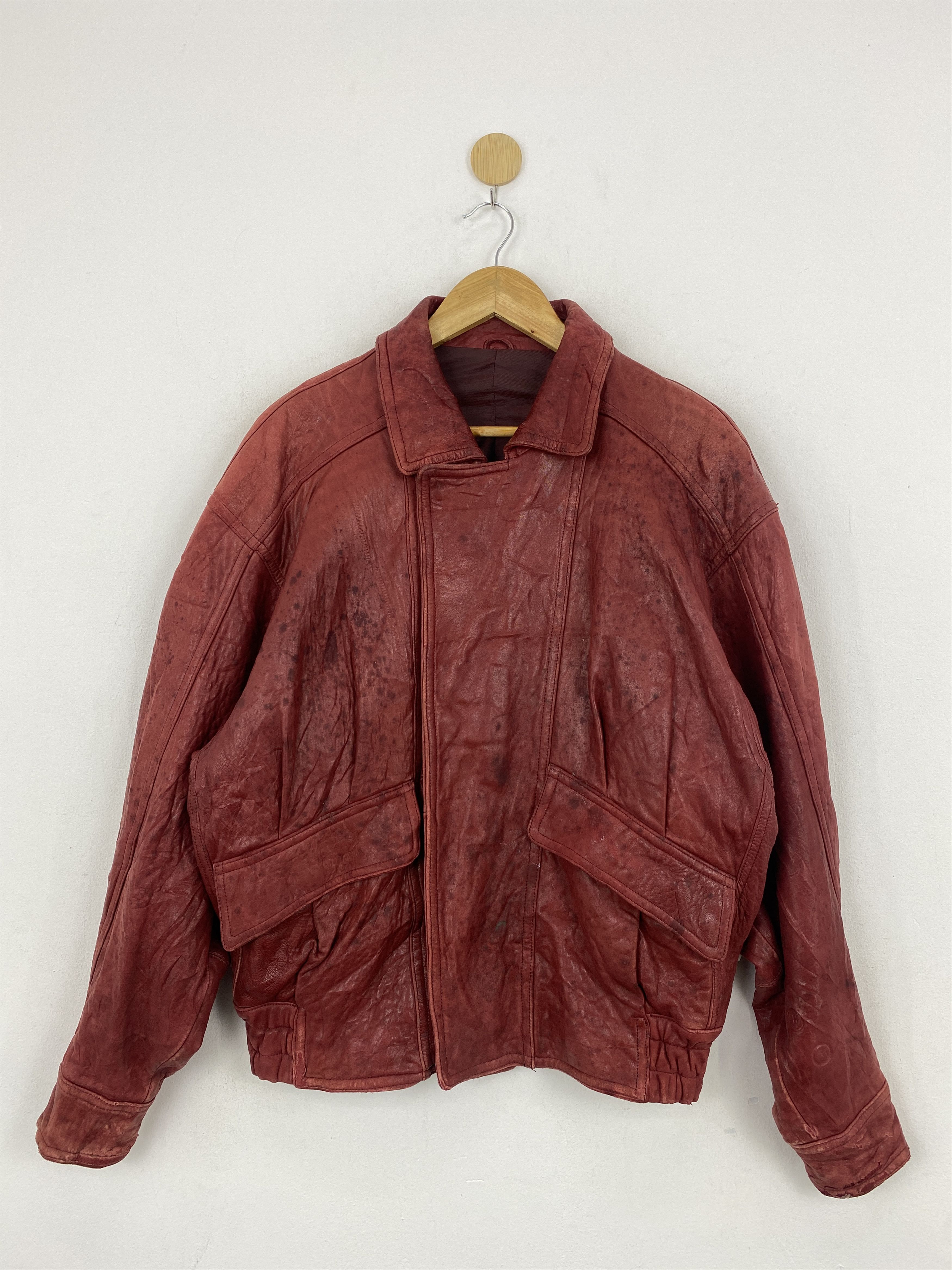 Japanese Brand Vintage Japanese Brand Gicoll Japan Leather Jacket JA0081 Size US M / EU 48-50 / 2 - 1 Thumbnail