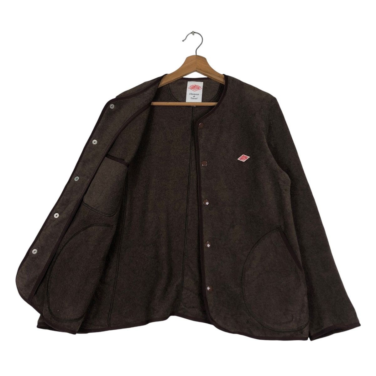 Danton × Japanese Brand 🔥VINTAGE CHORE WOOL JACKET DANTON ISSEY MIYAKE Size M / US 6-8 / IT 42-44 - 11 Thumbnail