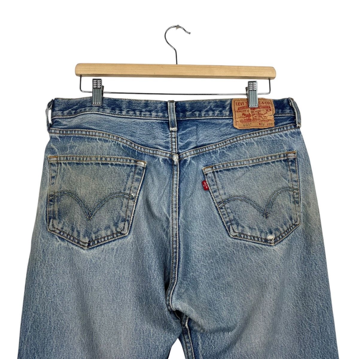 Levi's Vintage Levis Lot 501 Distressed Denim Jeans Size US 34 / EU 50 - 6 Thumbnail