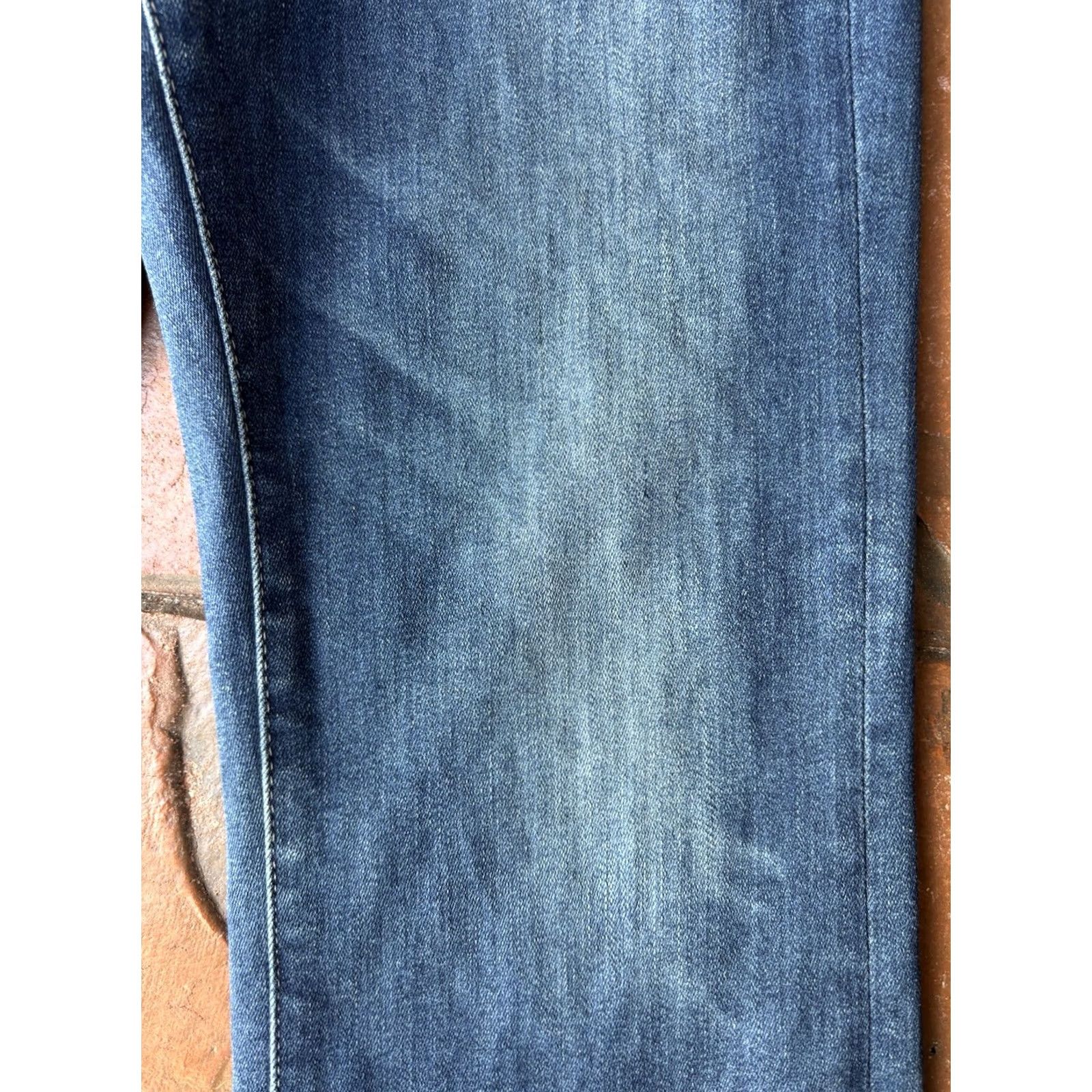 Vintage AG Adriano Goldschmied The Angel Bootcut Jeans Women’s 25R Dark Wash Classic Size 42" / US 20 - 5 Thumbnail