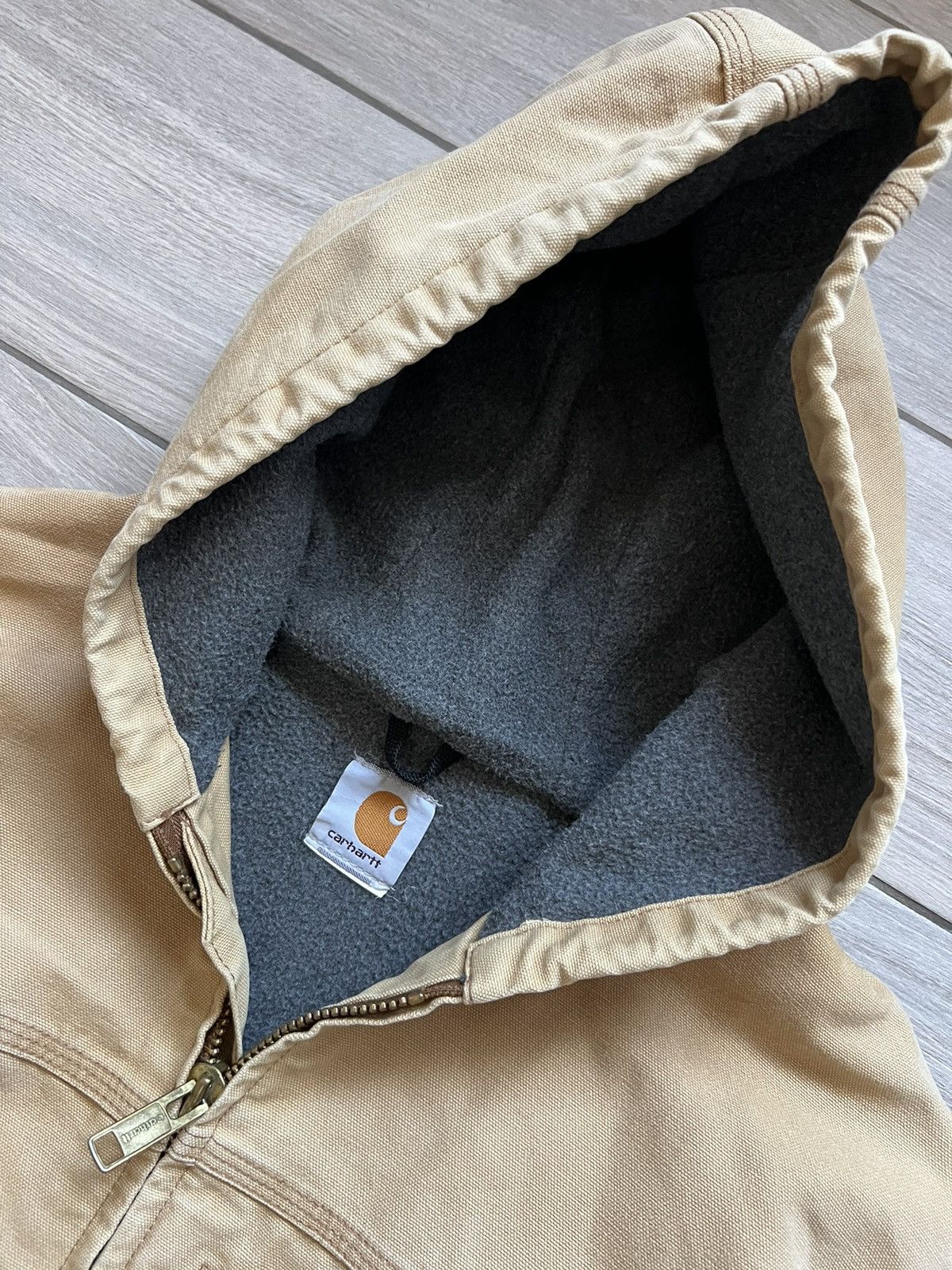 Carhartt CARHARTT VINTAGE ACTIVE JACKET FADED WORK ZIP HOODED FLEECE Size US XL / EU 56 / 4 - 7 Thumbnail