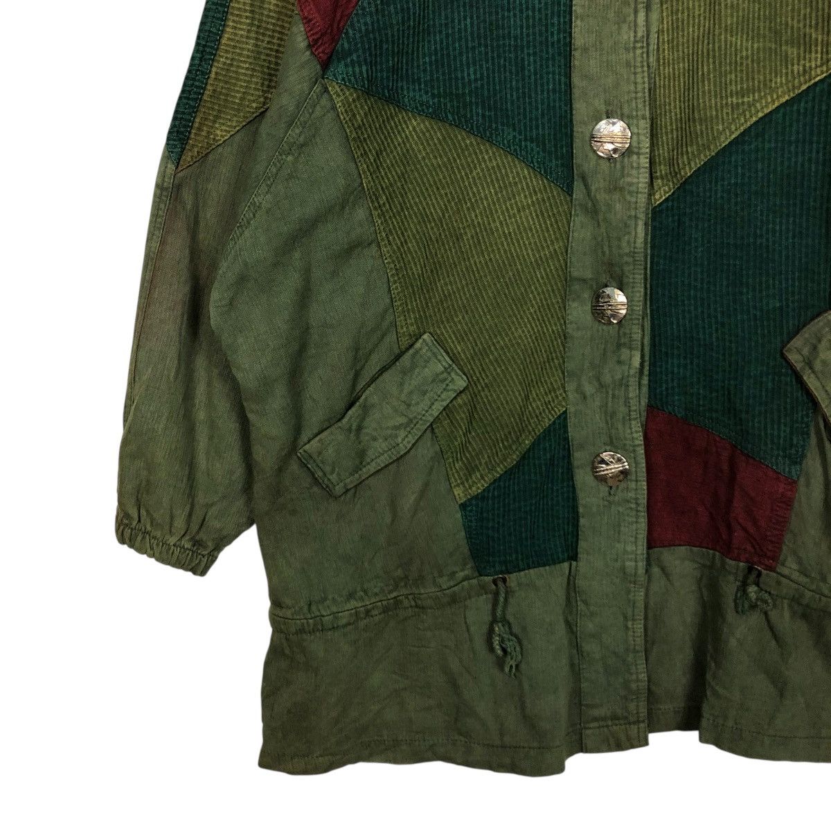 Japanese Brand 🔥VINTAGE PATCHWORK DEISGN JACKET UNBRANDED ISSEY MIYAKE Size US L / EU 52-54 / 3 - 6 Thumbnail
