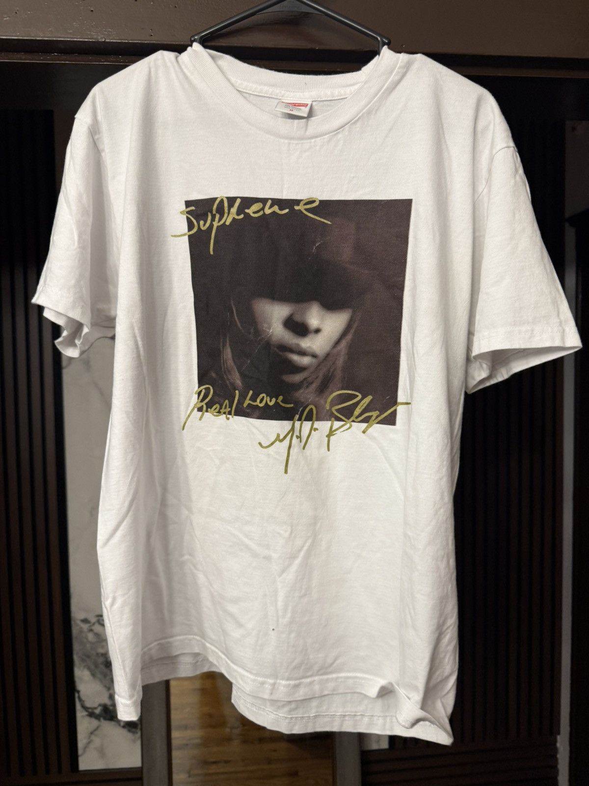 Supreme Mary J. Blige tee white 新品未使用 Supreme Mary J. Blige Tee White Men's - FW19 - US