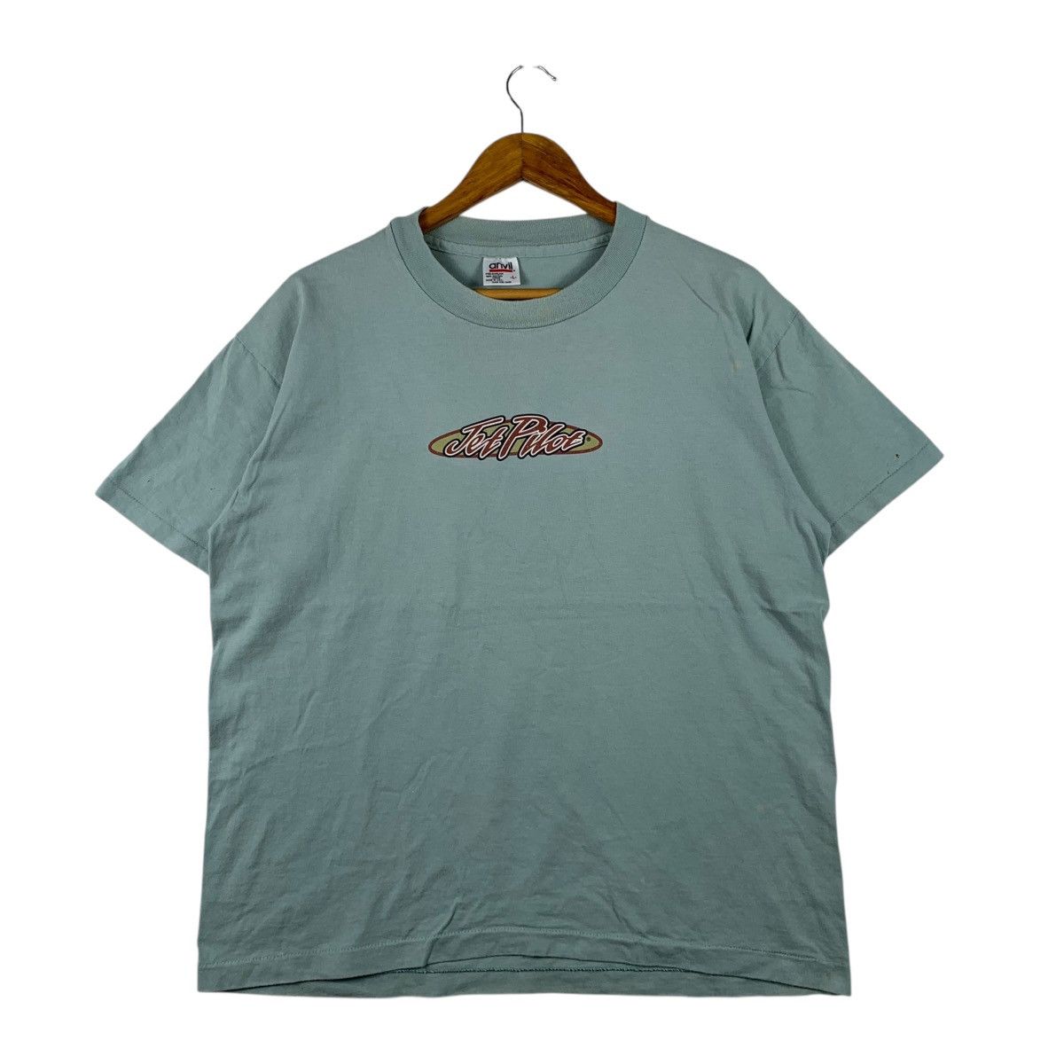 Vintage Vintage JET PILOT Surfboard Surfing Hawaii Big Logo T-Shirt Size US L / EU 52-54 / 3 - 1 Thumbnail