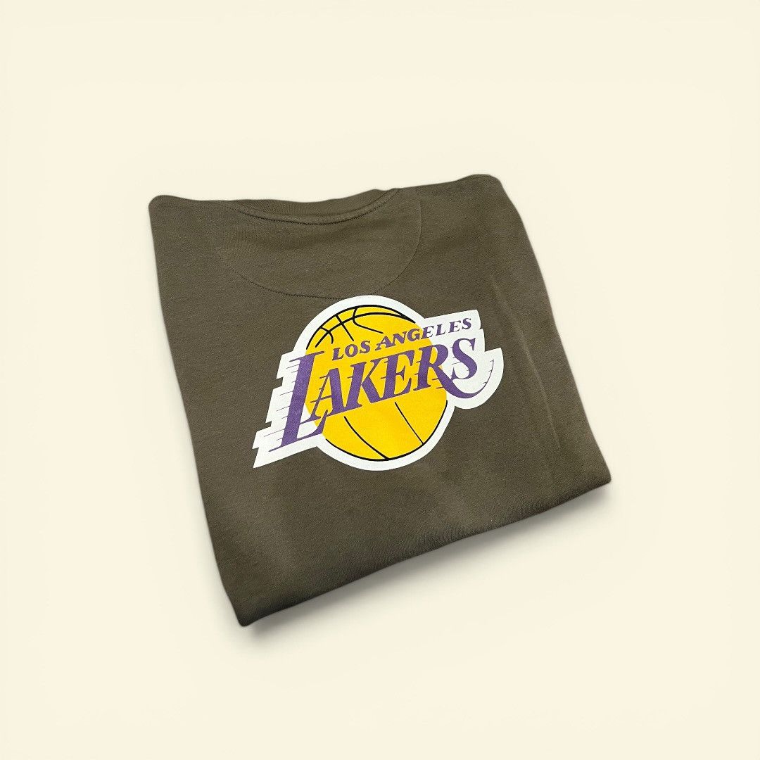 NBA LA Lakers Classic Oversized Brown Crew Neck (Men’s XL Size US XL / EU 56 / 4 - 1 Thumbnail