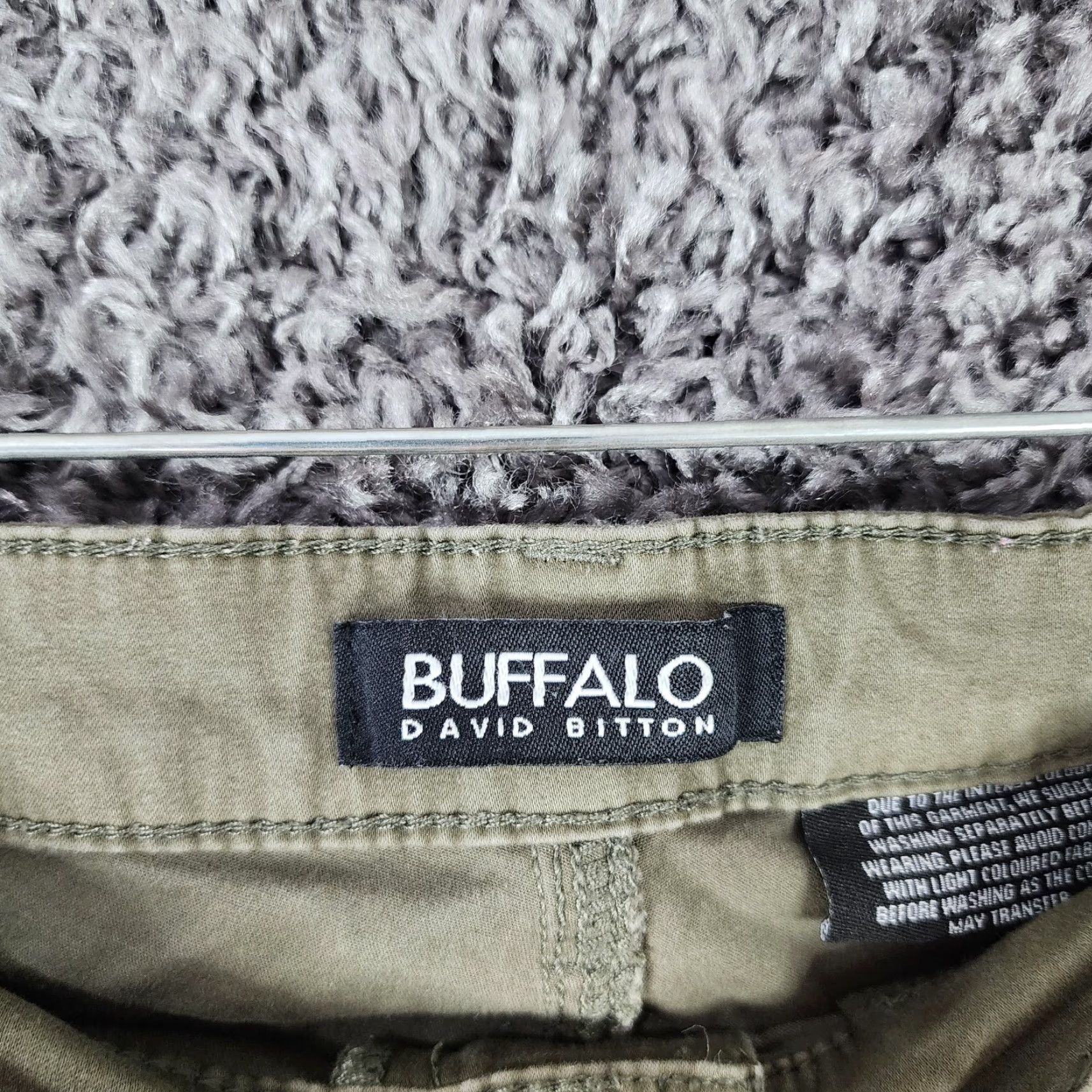 Buffalo David Bitton BUFFALO DAVID BITTON Womens Green Mid Rise Stretch Skinny Pants Size 30 Regular Waist 30in Inseam 26in Ankle Womens Size 30" / US 8 / IT 44 - 3 Thumbnail