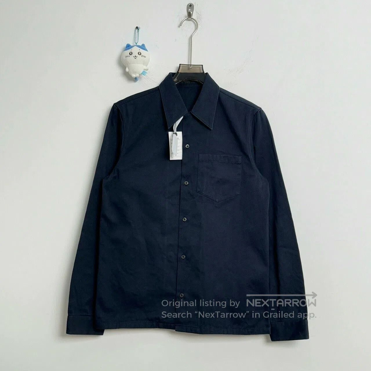 Prada Prada Navy Blue Work Shirt Size M. Size US M / EU 48-50 / 2 - 1 Thumbnail