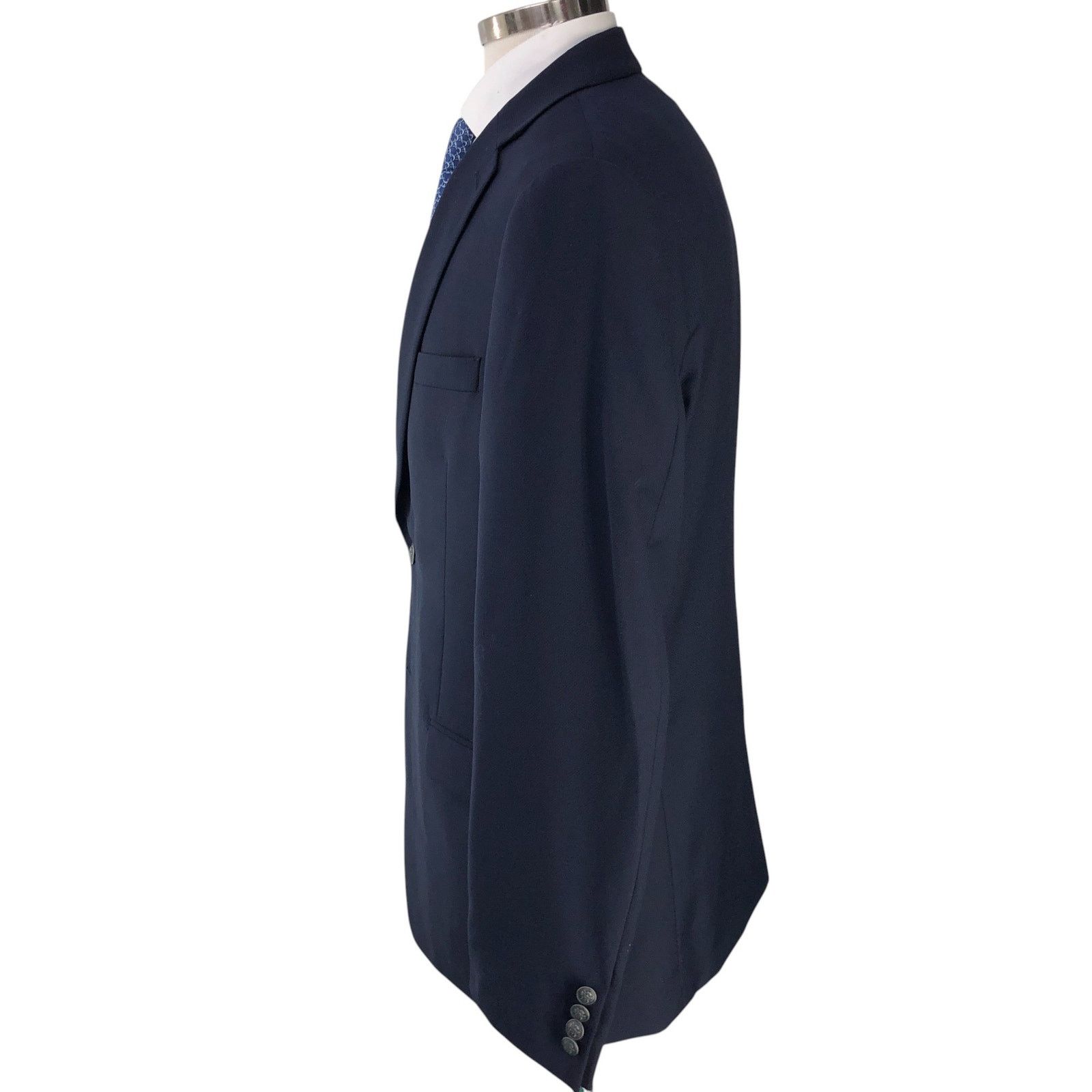 Hart Schaffner Marx Hart Schaffner Marx HSM Size 42L Blazer Navy Metal Buttons Size 42L - 7 Thumbnail