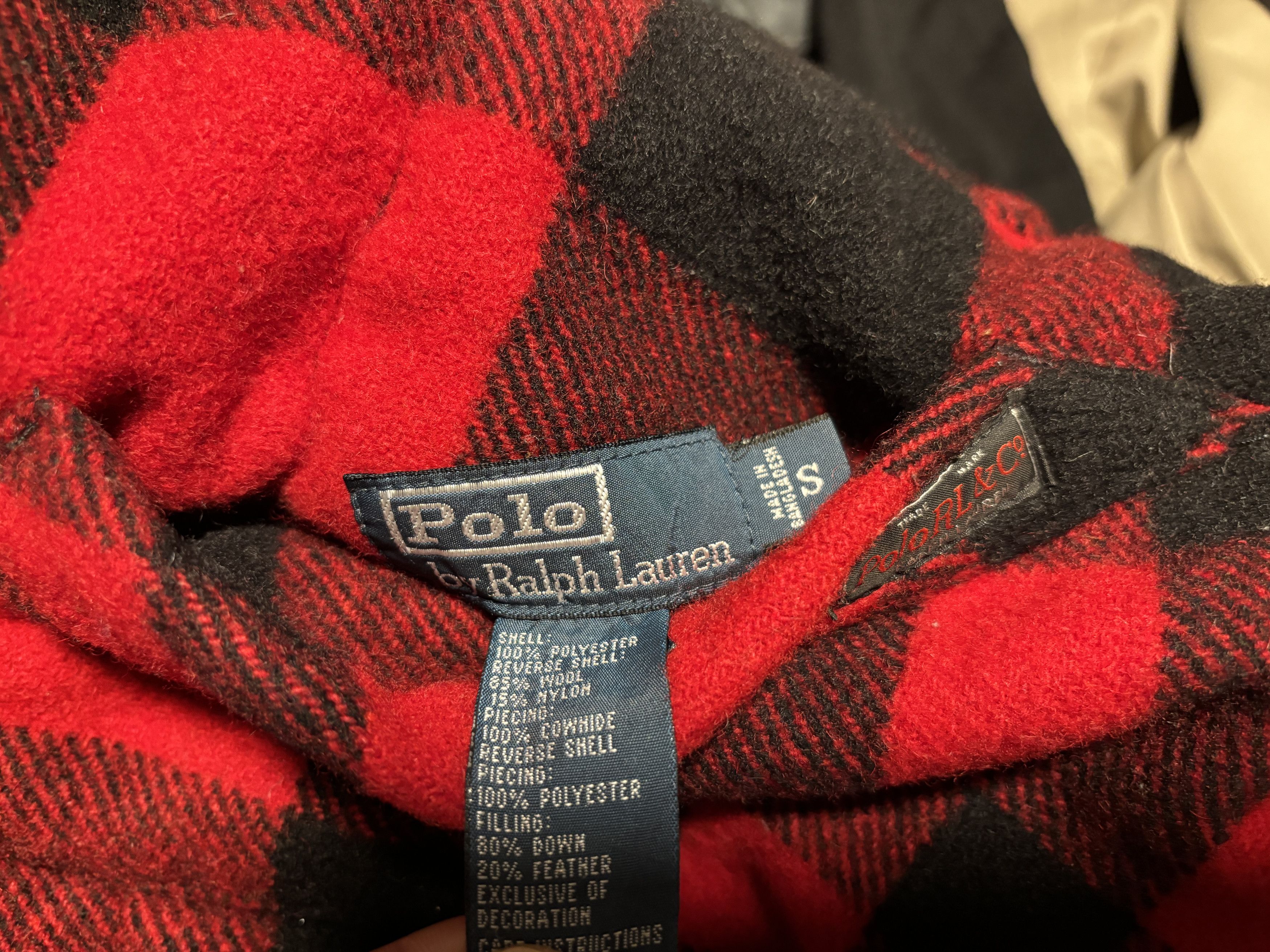 Polo Ralph Lauren $600 RARE Plaid Reversible Down Vest Leather Yoke- Small Size US S / EU 44-46 / 1 - 11 Thumbnail