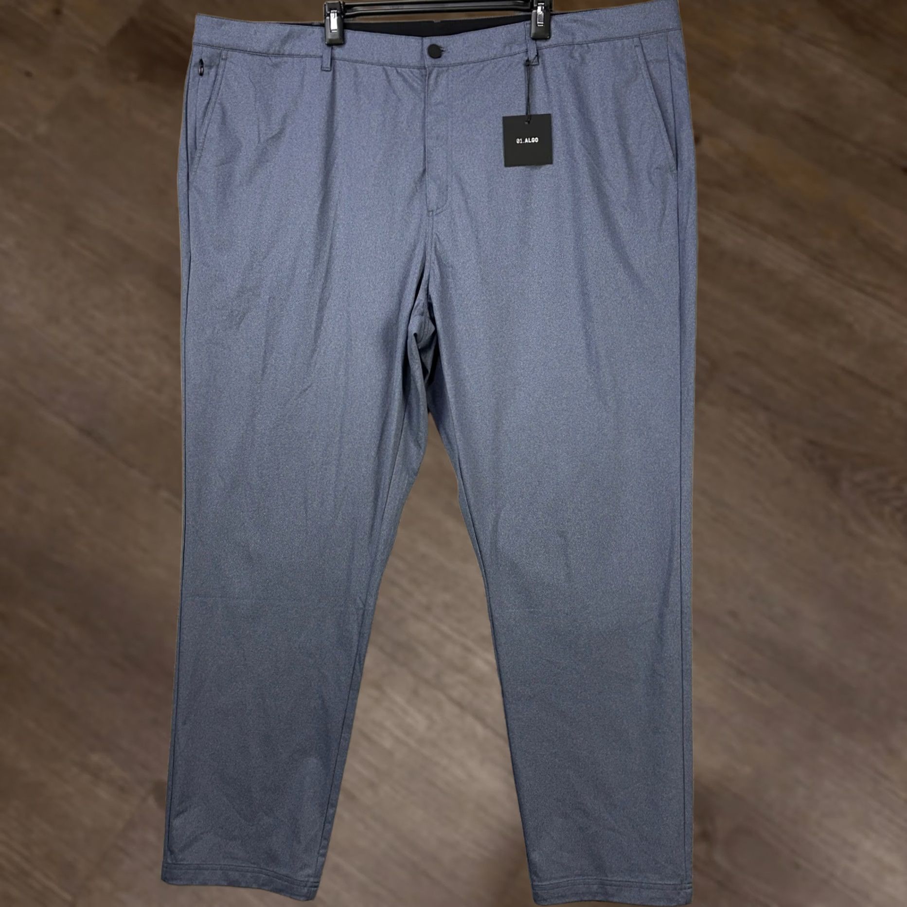Vintage 01.Algo Mens Chino Golf Pants 44 Blue Performance Tech Pocket Comfort Logo NEW Size US 44 / EU 60 - 1 Thumbnail