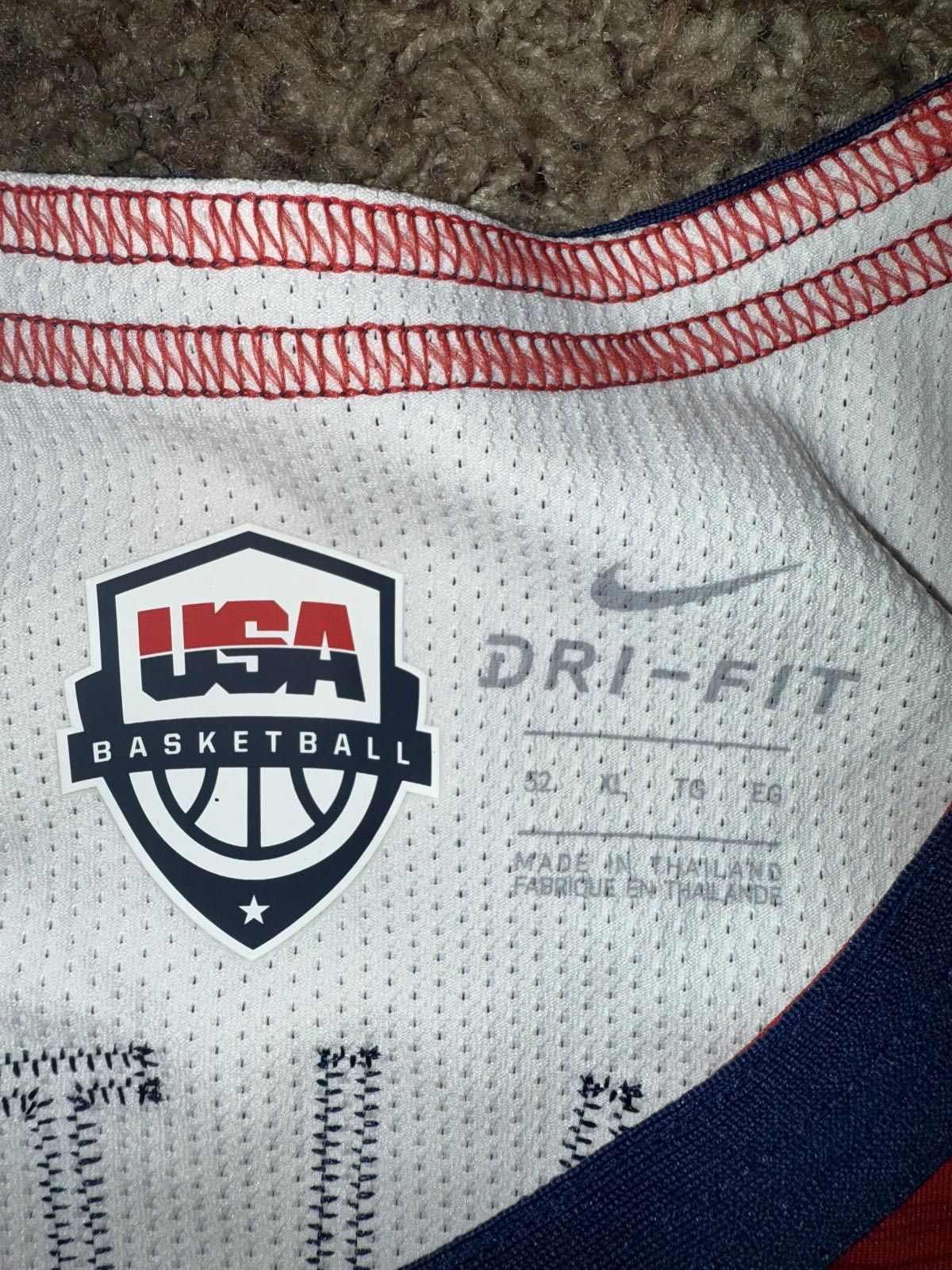 Nike Nike Team USA Basketball 2020/21 Olympics Home Jersey Size US XL / EU 56 / 4 - 4 Thumbnail