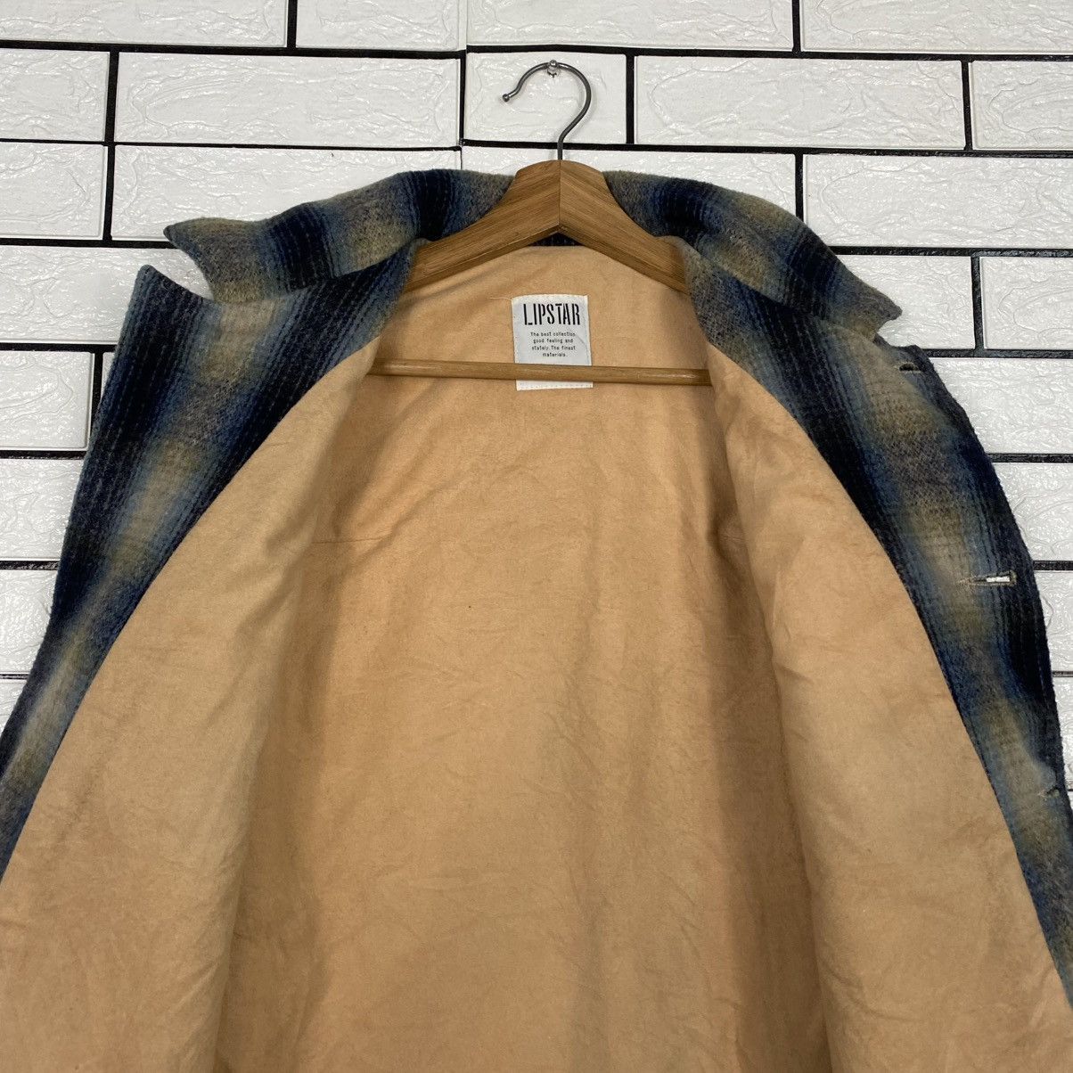 Japanese Brand 🔥VINTAGE WOOL JACKET TARTAN DESIGN LIPSTAR ISSEY MIYAKE Size US M / EU 48-50 / 2 - 15 Thumbnail