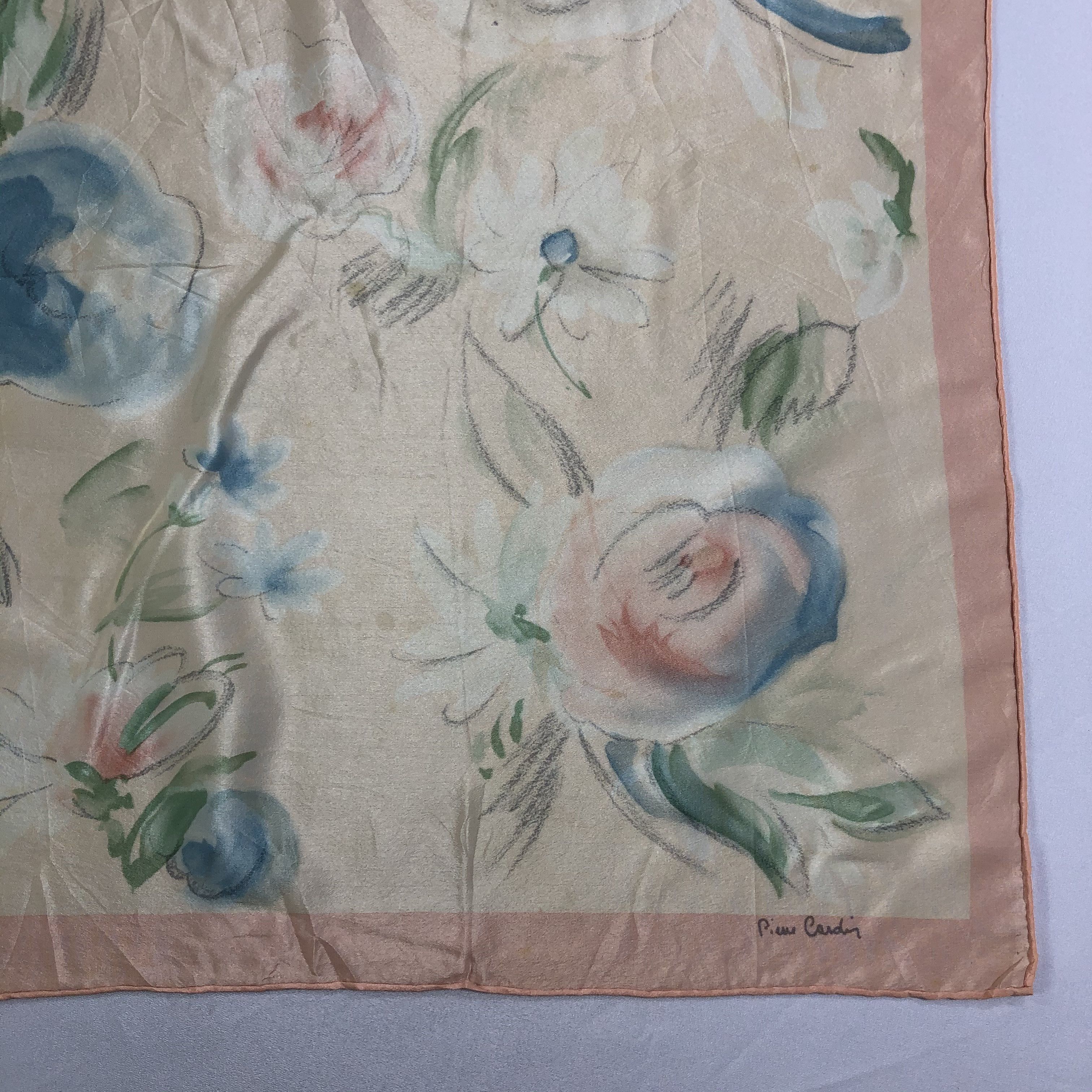 Pierre Cardin × Vintage Vintage Pierre Cardin Silk Scarf Size ONE SIZE - 4 Thumbnail