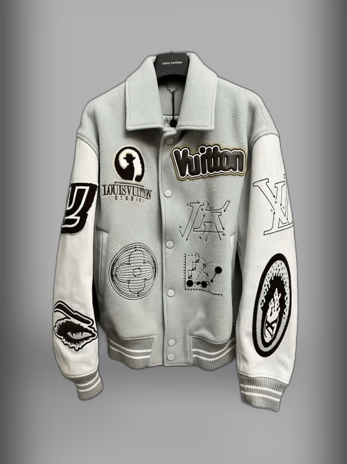 Louis Vuitton Evil eye varsity jacket Size US M / EU 48-50 / 2 - 1 Thumbnail