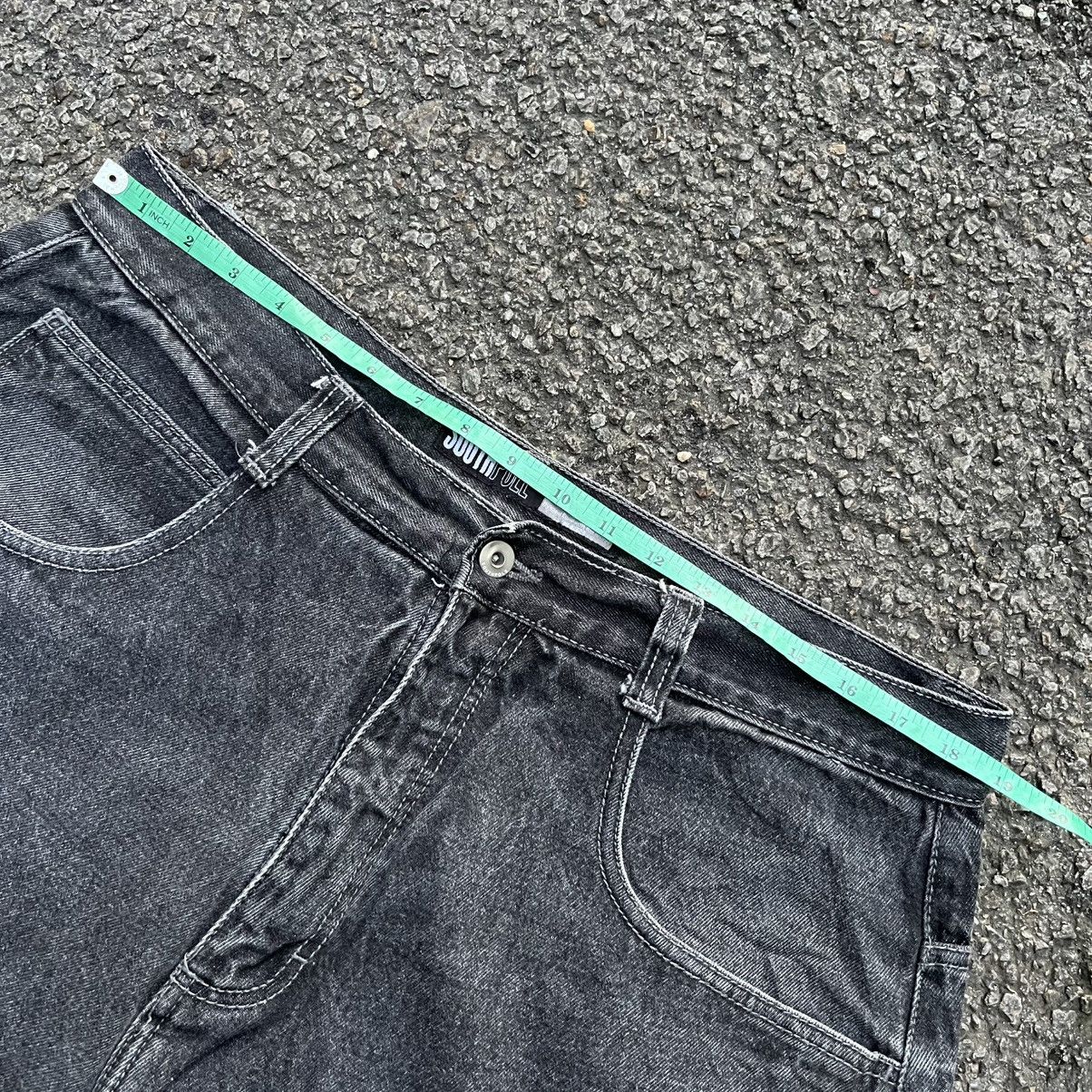 Southpole Baggy Jeans Vintage Y2K Southpole Faded Black Denim JNCO Size US 38 / EU 54 - 4 Thumbnail
