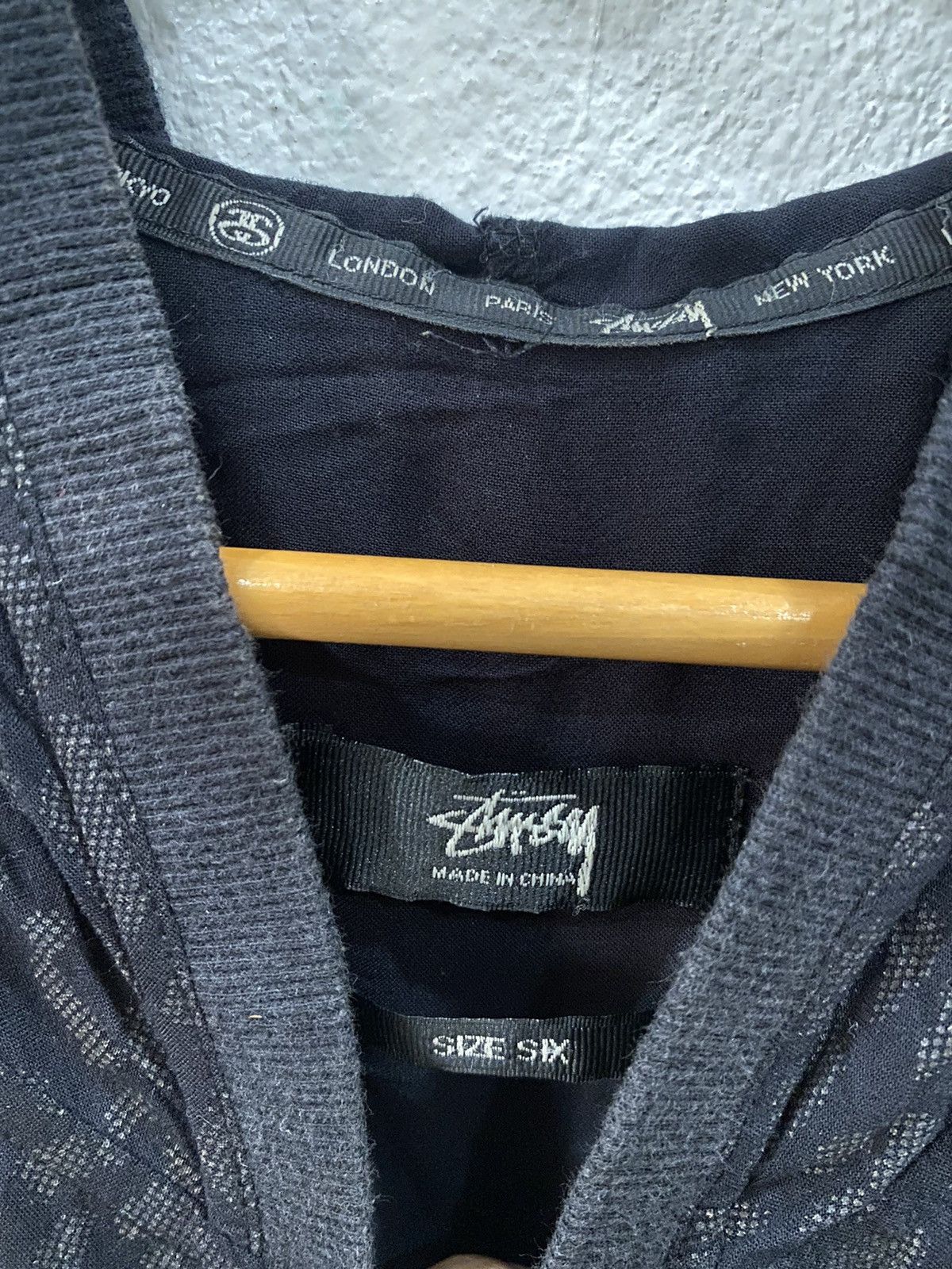 Stussy ✅ STUSSY FULLPRINT Rayon hoodies jacket hip hop rap sweater Size US M / EU 48-50 / 2 - 3 Thumbnail