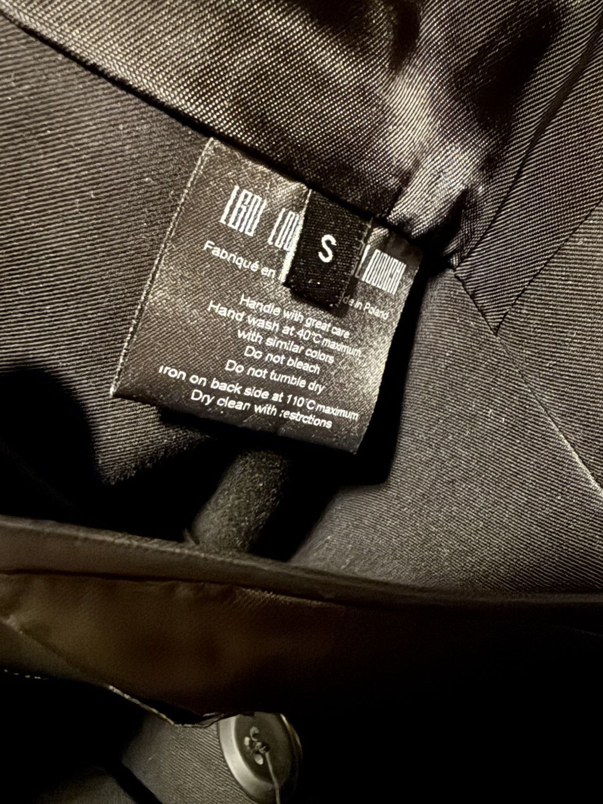 LGN LOUIS GABRIEL NOUCHI FW24 LGN Black Double-breasted trench coat with six buttons Size US S / EU 44-46 / 1 - 11 Thumbnail