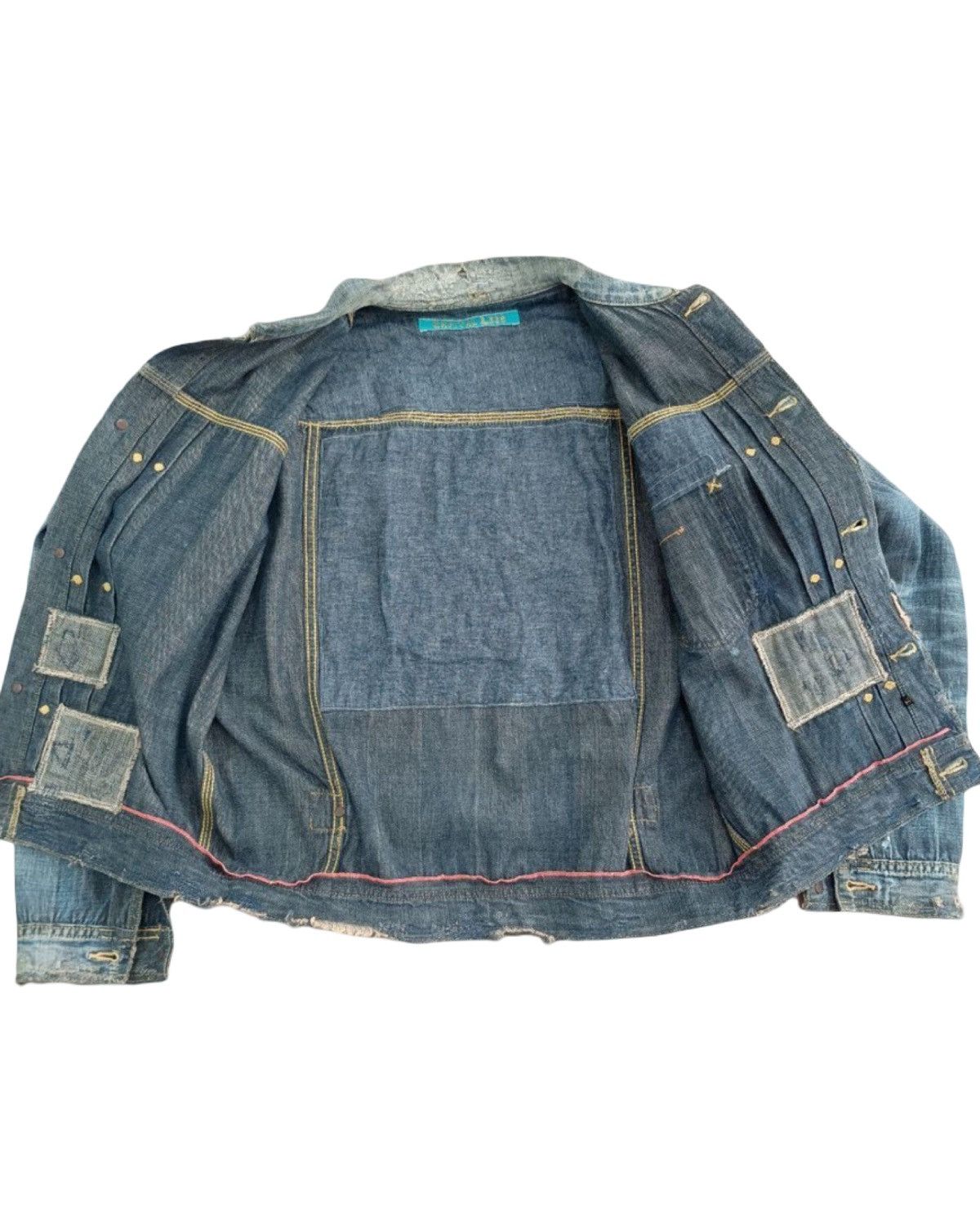 Kapital 🔥1-of-1🔥 Kapital “MACU” denim jacket Size US S / EU 44-46 / 1 - 6 Thumbnail