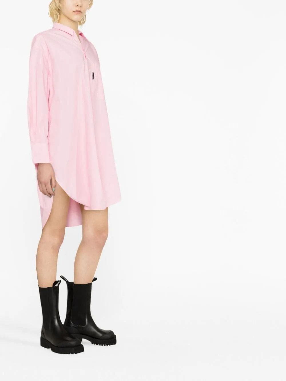 Palm Angels o1y1125 Mini Dress in Pink Size M / US 6-8 / IT 42-44 - 3 Thumbnail