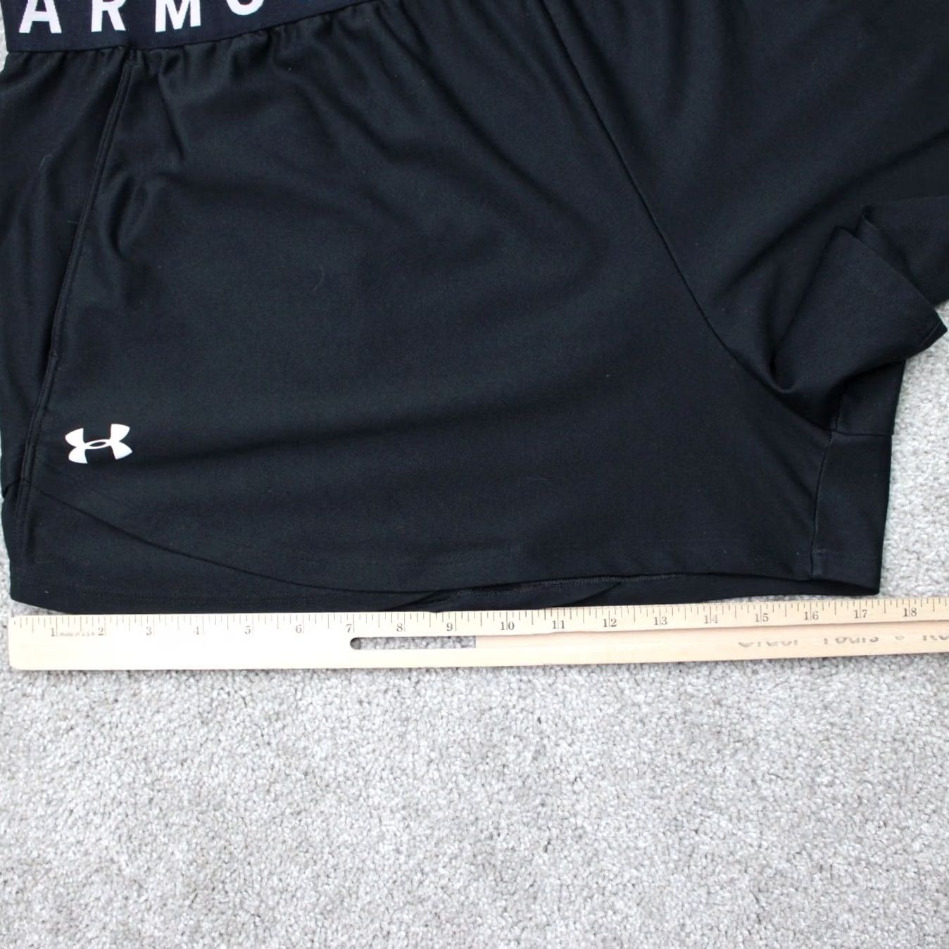 Under Armour Under Armour Shorts Womens 3XL Black UA Play Up 3.0 HeatGear Loose Fit Size 40" / US 18 - 4 Thumbnail