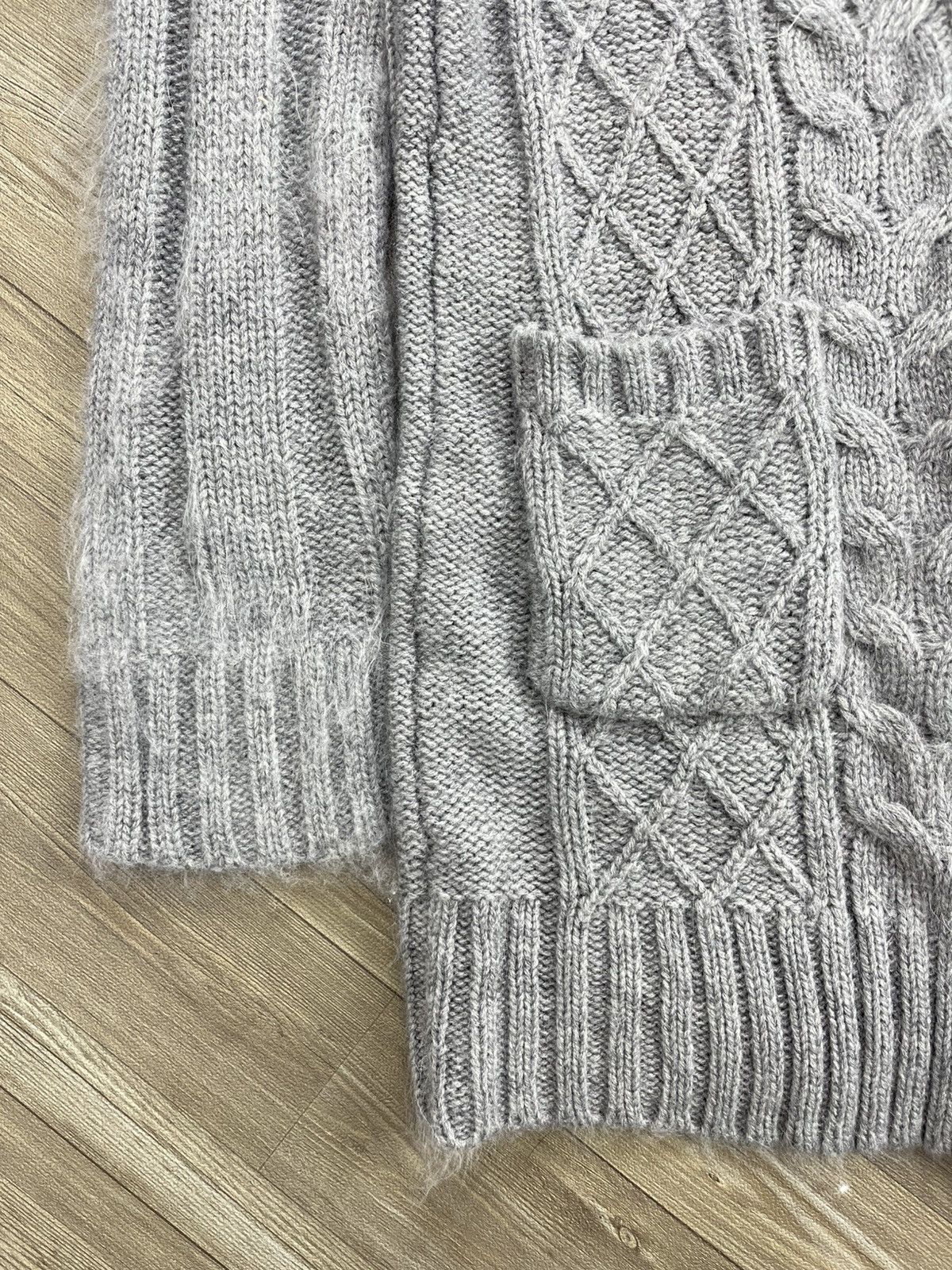 20471120 Vintage Takjudy Faux Fur Lgb Style Knitwear Cardigans Winter Size US M / EU 48-50 / 2 - 6 Thumbnail